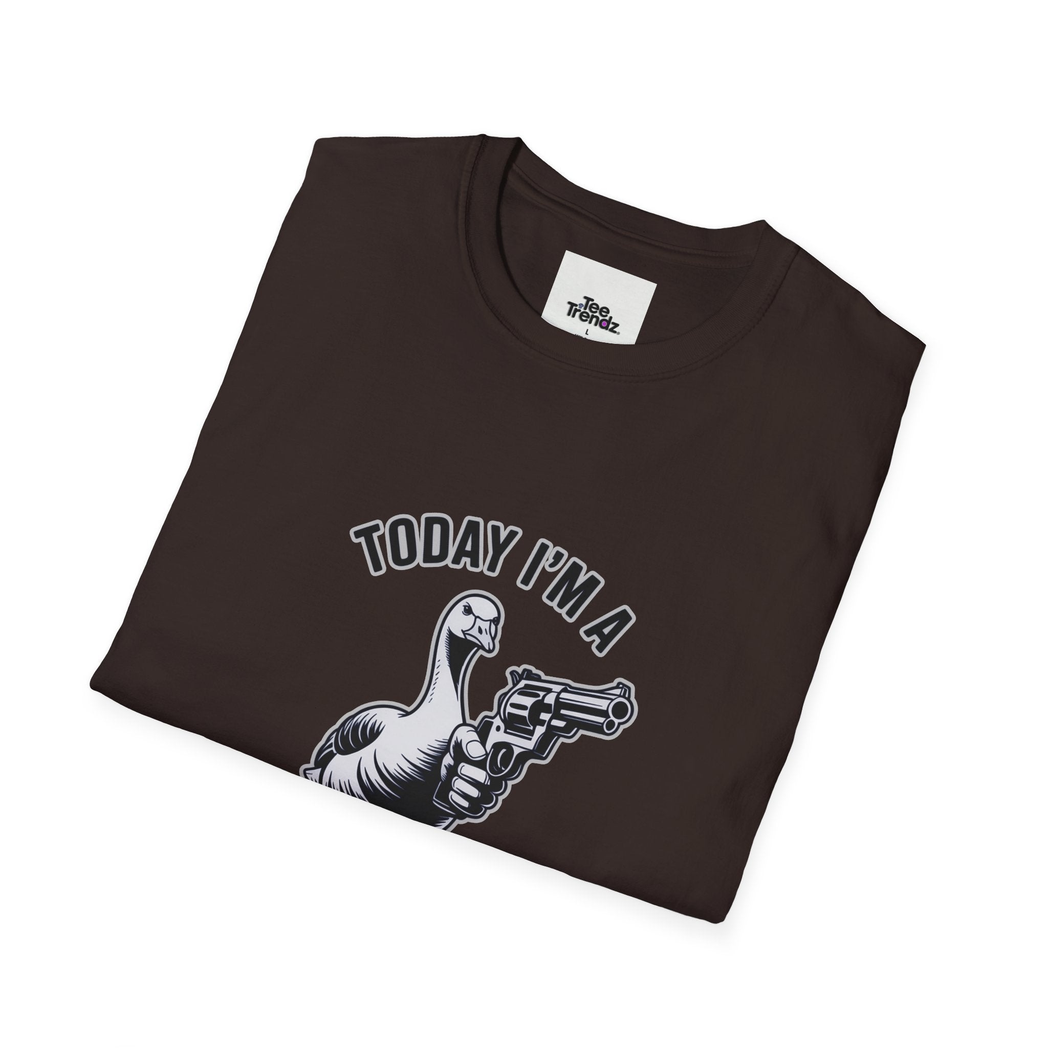 Serious Goose T-Shirt — "Today I'm a Serious Goose" Funny Graphic Tee