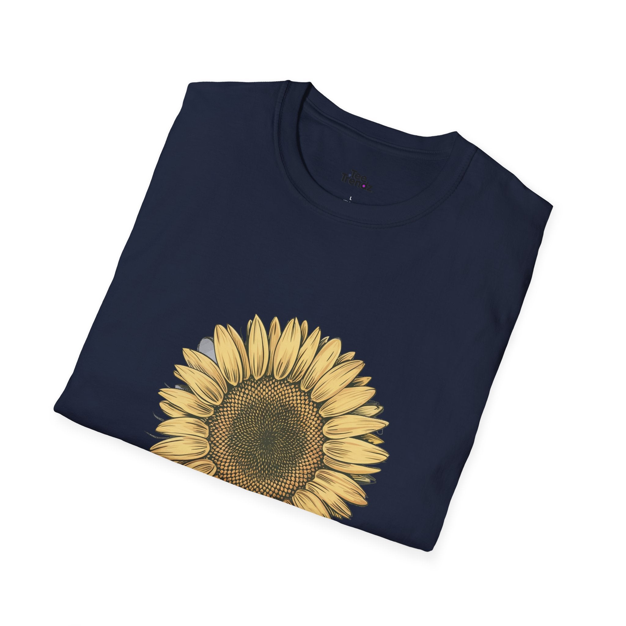 Sunflower Graphic T‑Shirt — Vintage Botanical Floral Tee