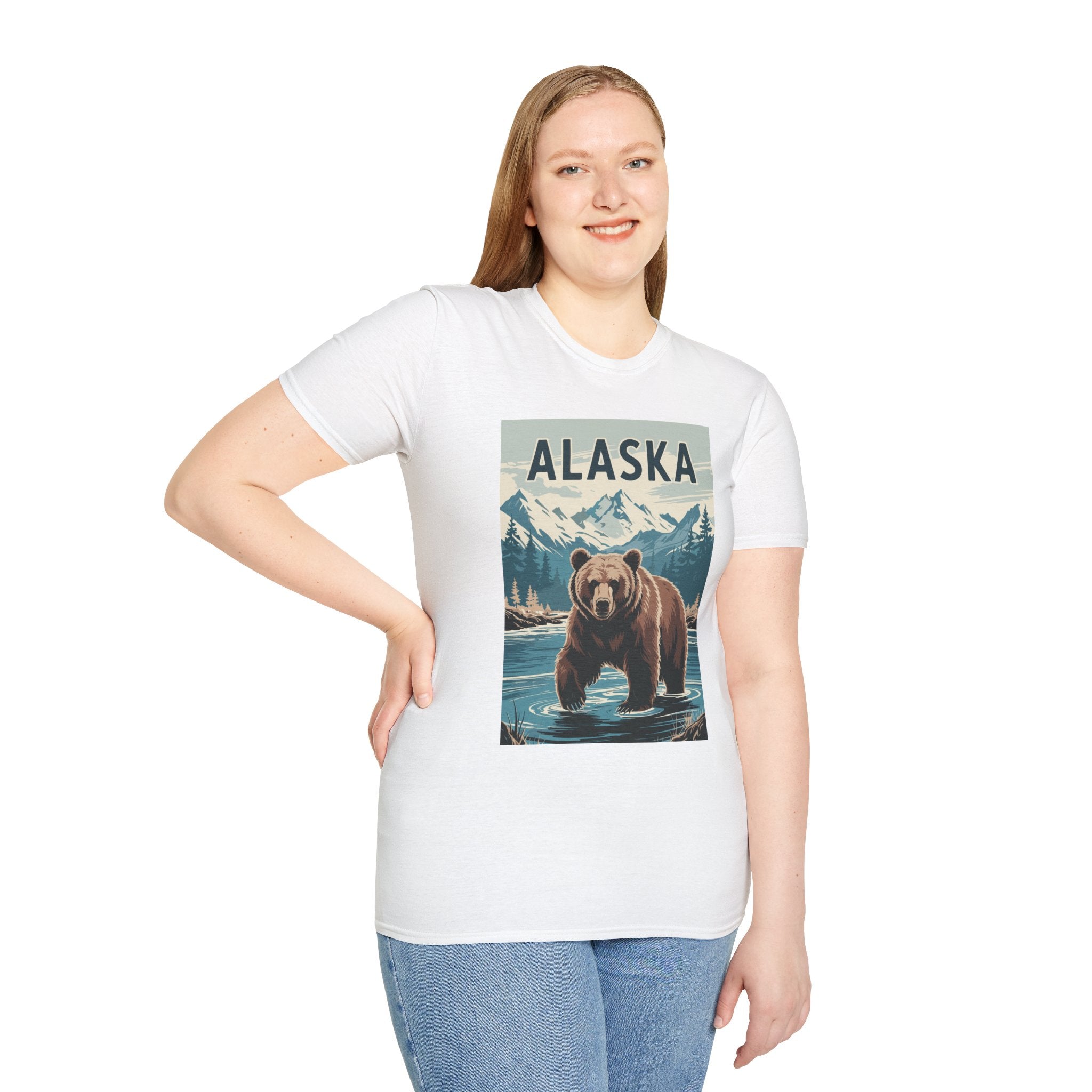 Alaska Bear T-Shirt — Vintage Mountain Wildlife Tee