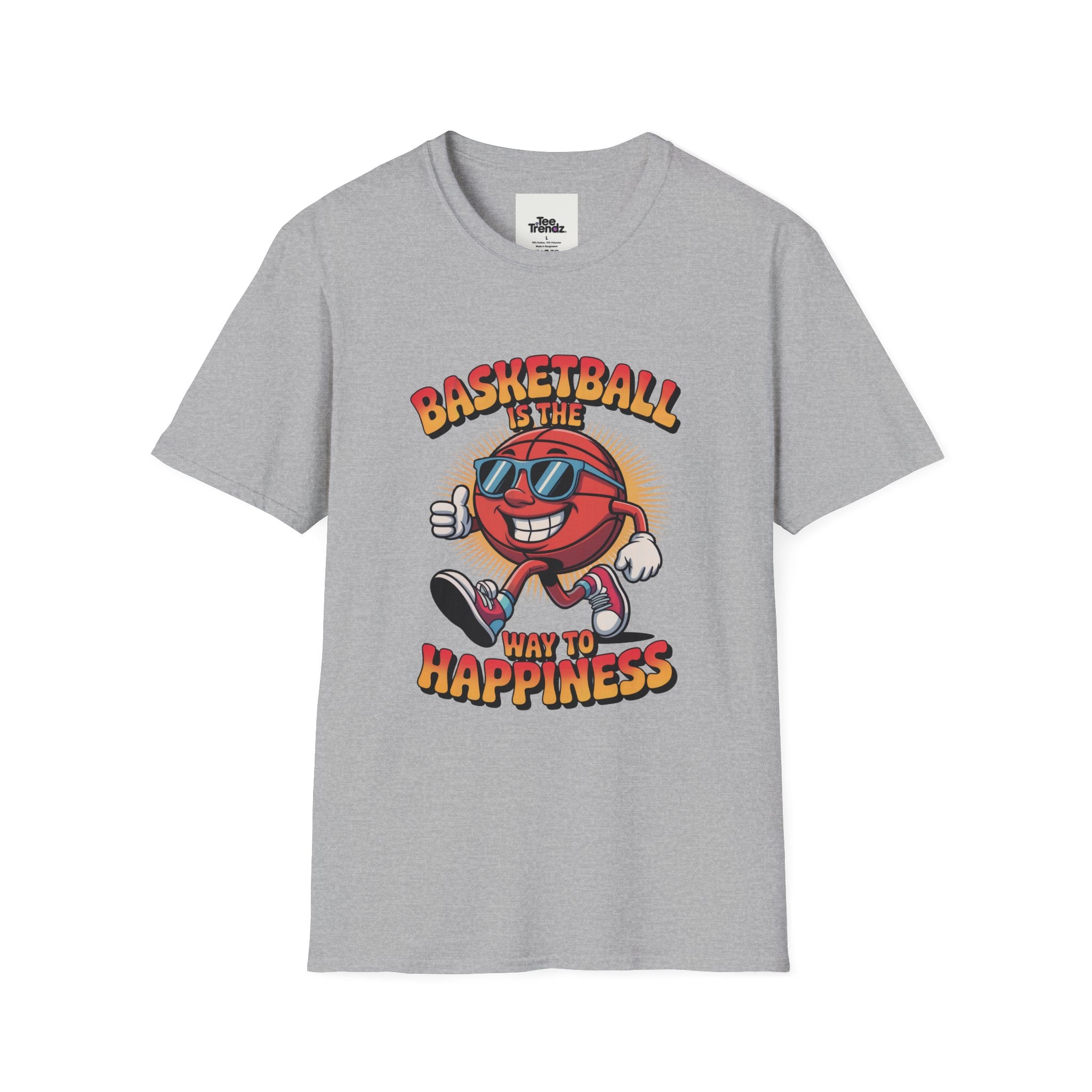 Basketball Is the Way to Happiness T-Shirt