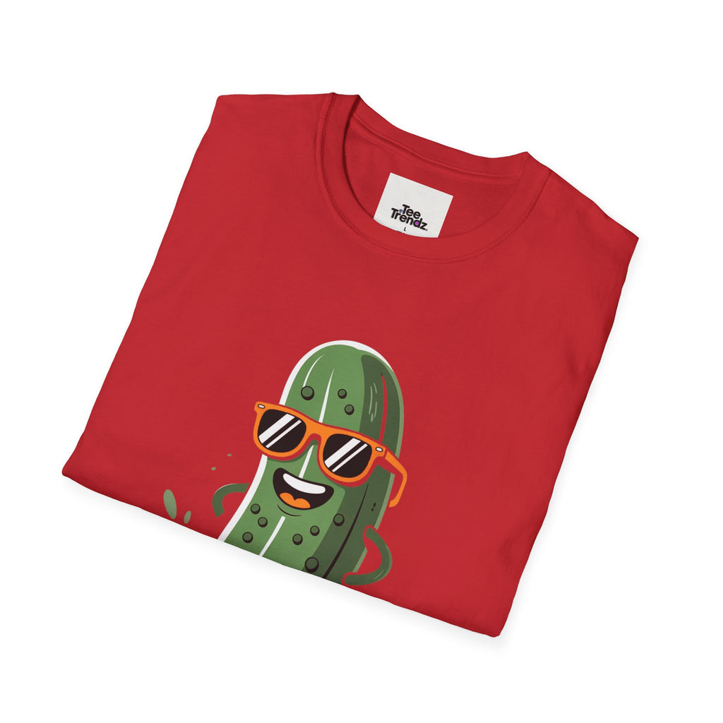 Cool Pickle Graphic T-Shirt — Sunglasses Pickle Funny Cute Tee