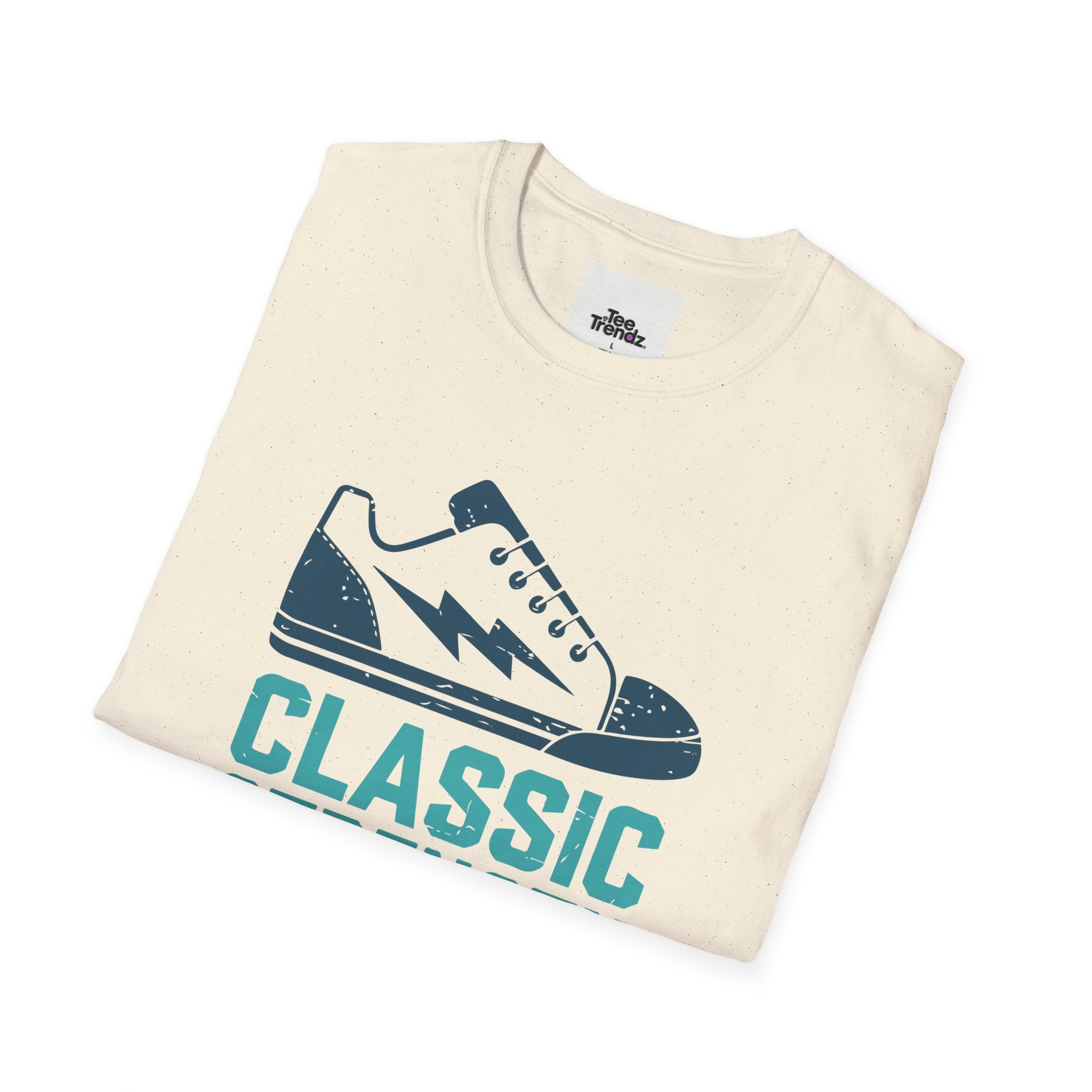 Classic Strength Sneaker T-Shirt — Retro Athletic Tee with 'Classic Strength' Design