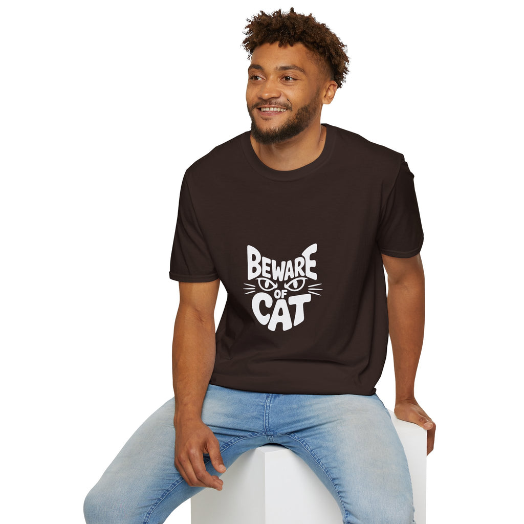 Beware of Cat T-Shirt — Funny Cat Lover Tee