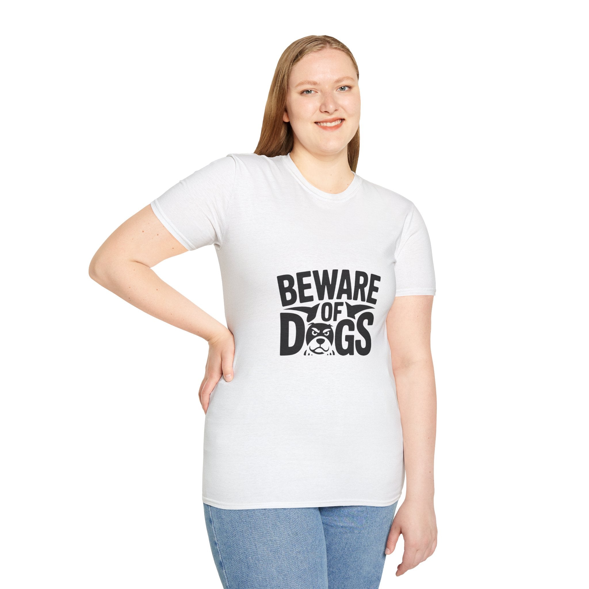 Beware of Dogs T-Shirt — Funny Bulldog Graphic Tee for Dog Lovers