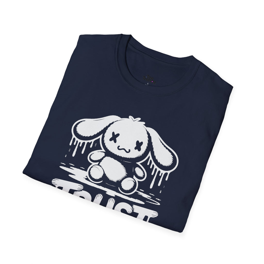 Trust Yourself Cute Bunny Graphic Tee — "Trust Yourself" Motivational T-Shirt