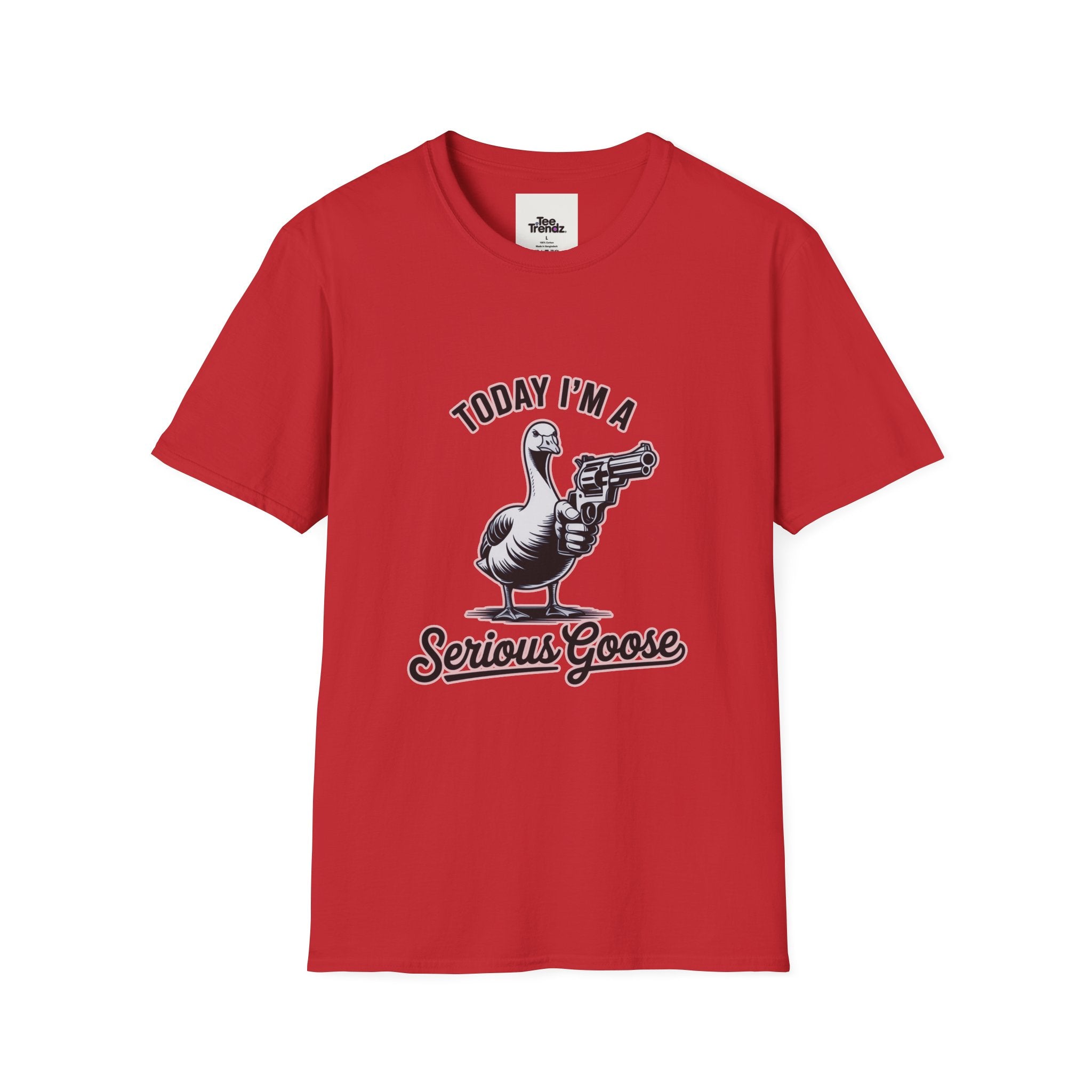 Serious Goose T-Shirt — "Today I'm a Serious Goose" Funny Graphic Tee