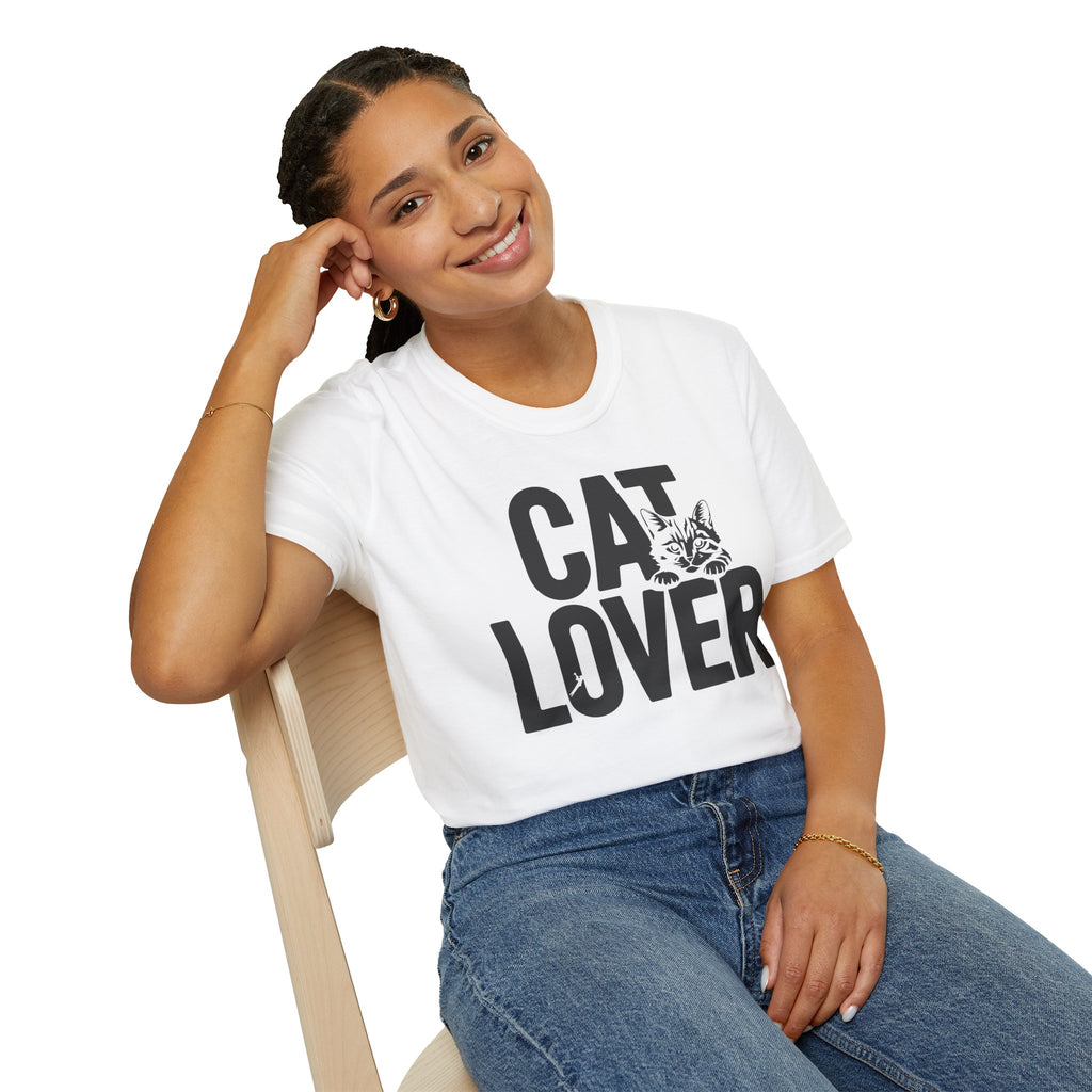 Cat Lover T-Shirt — Bold Graphic Tee for Cat Owners & Pet Lovers