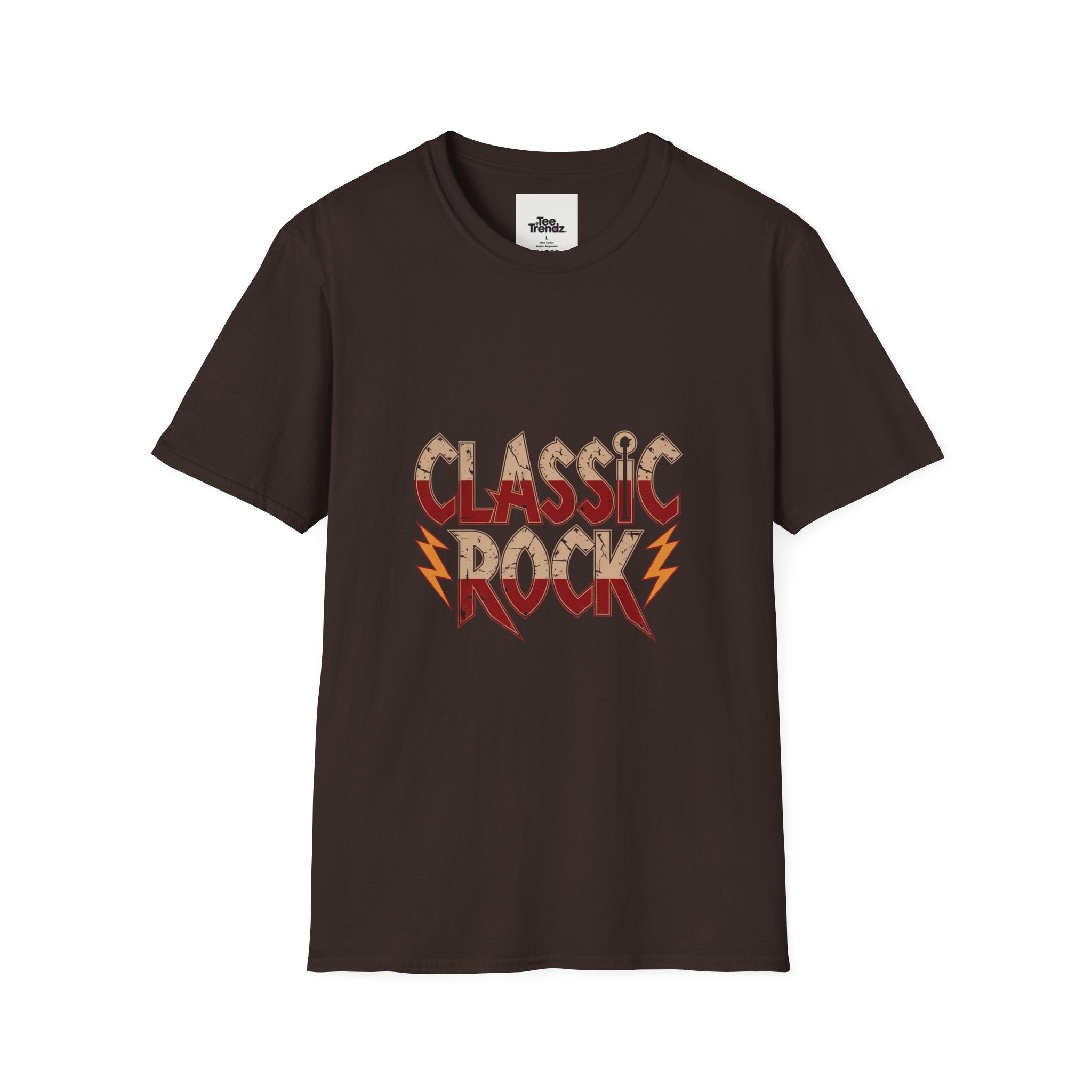 Classic Rock T-Shirt — Retro Lightning Band Tee