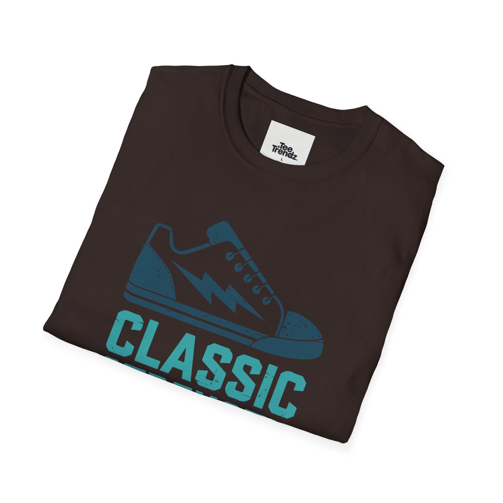 Classic Strength Sneaker T-Shirt — Retro Athletic Tee with 'Classic Strength' Design