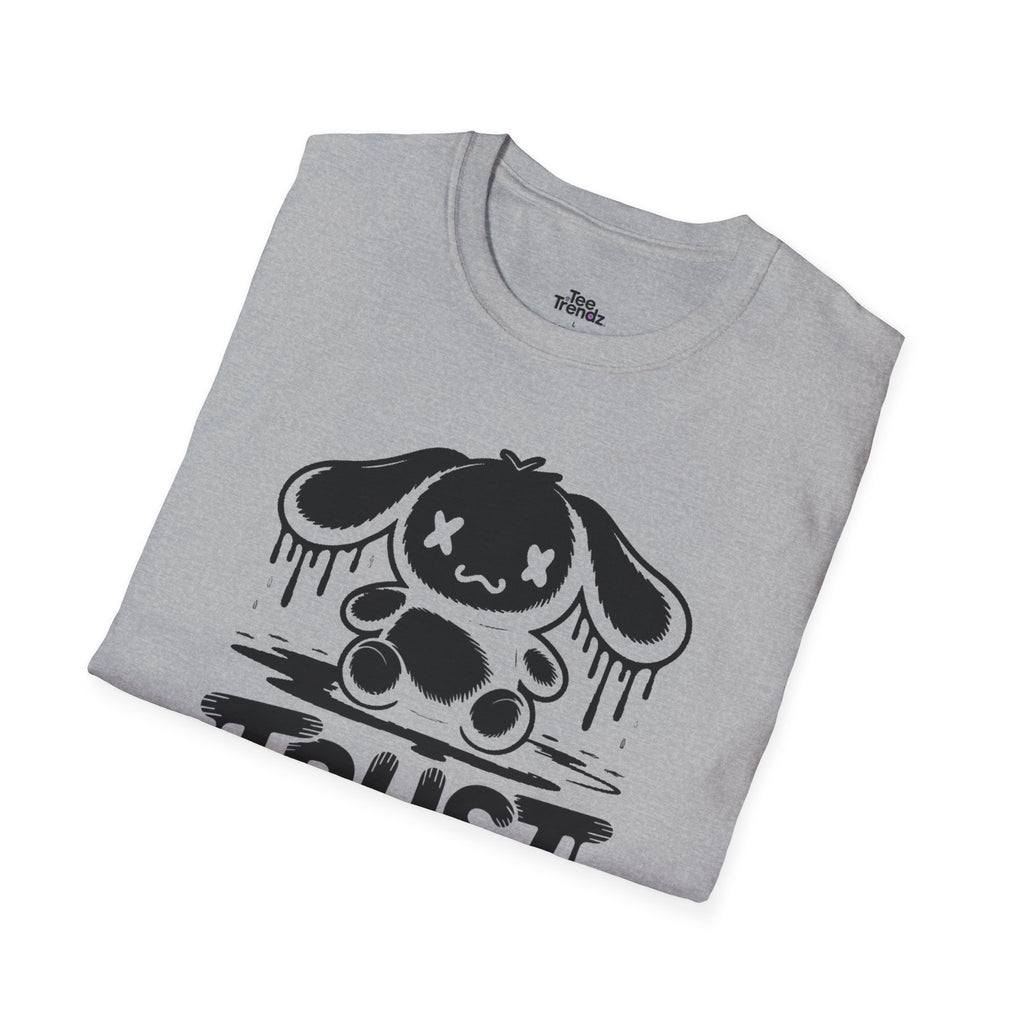 Trust Yourself Cute Bunny Graphic Tee — "Trust Yourself" Motivational T-Shirt