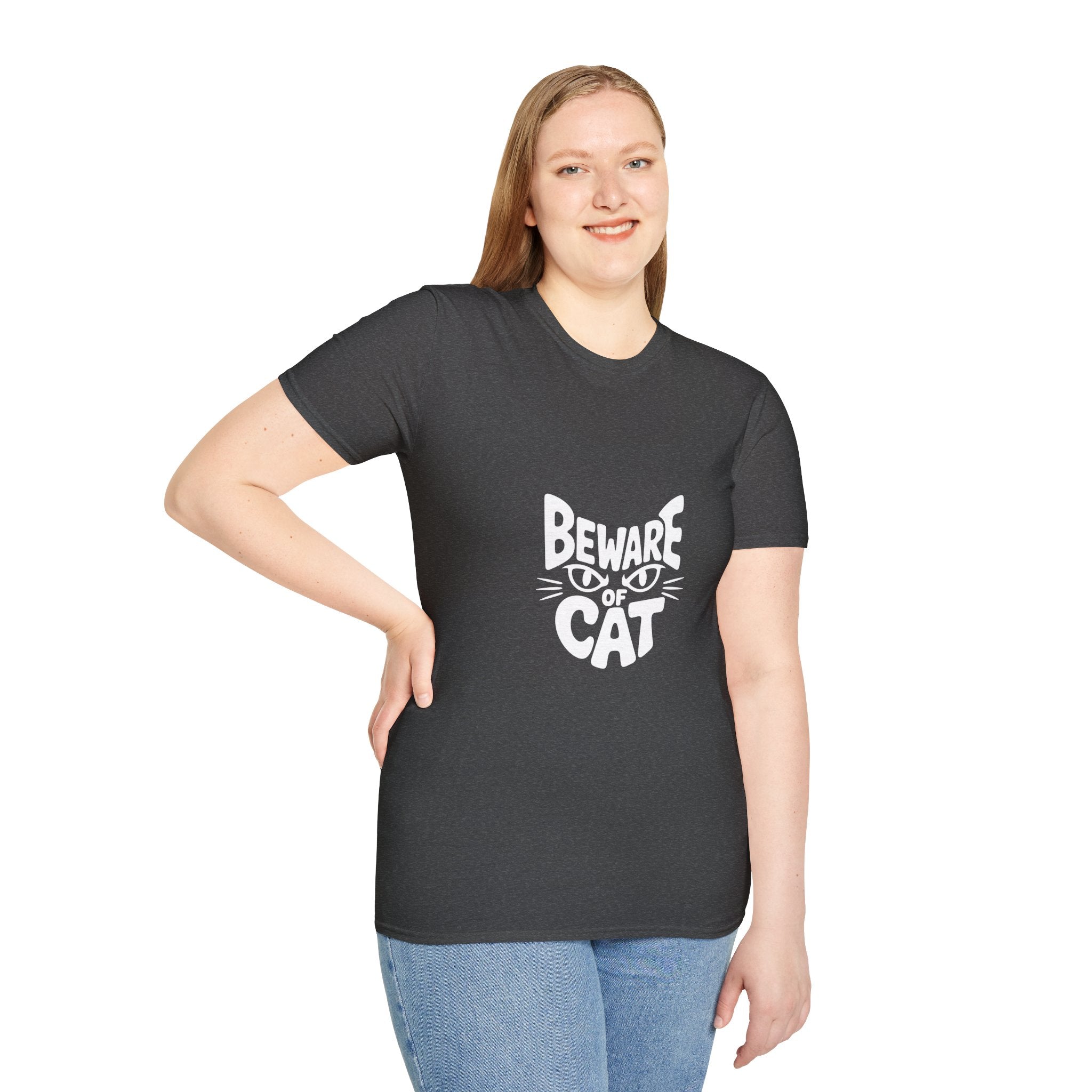 Beware of Cat T-Shirt — Funny Cat Lover Tee