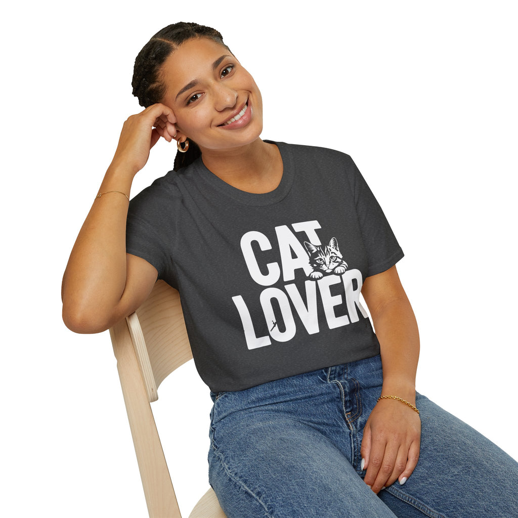 Cat Lover T-Shirt — Bold Graphic Tee for Cat Owners & Pet Lovers