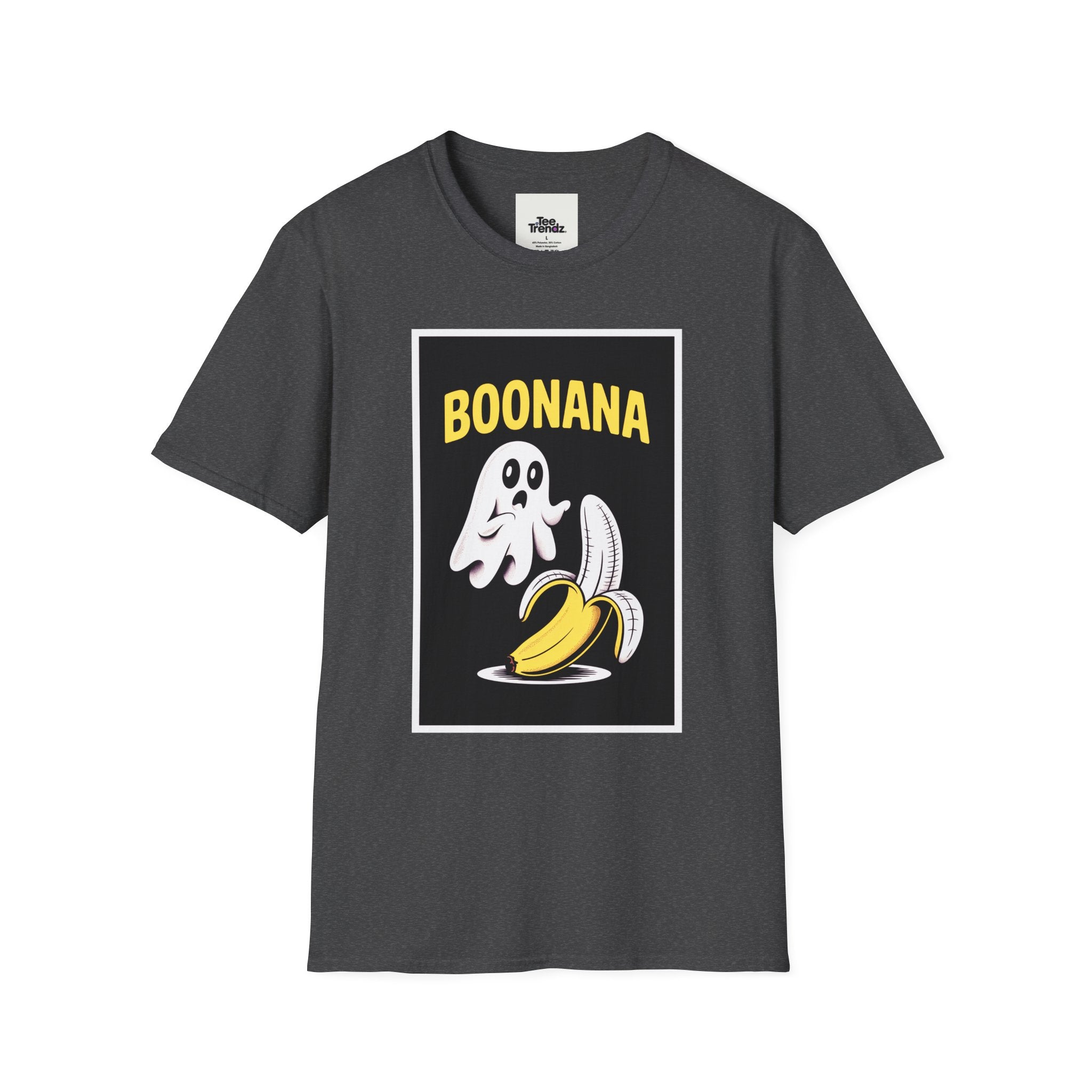 Boonana Ghost Banana Graphic T-Shirt — Funny Halloween Fruit Tee