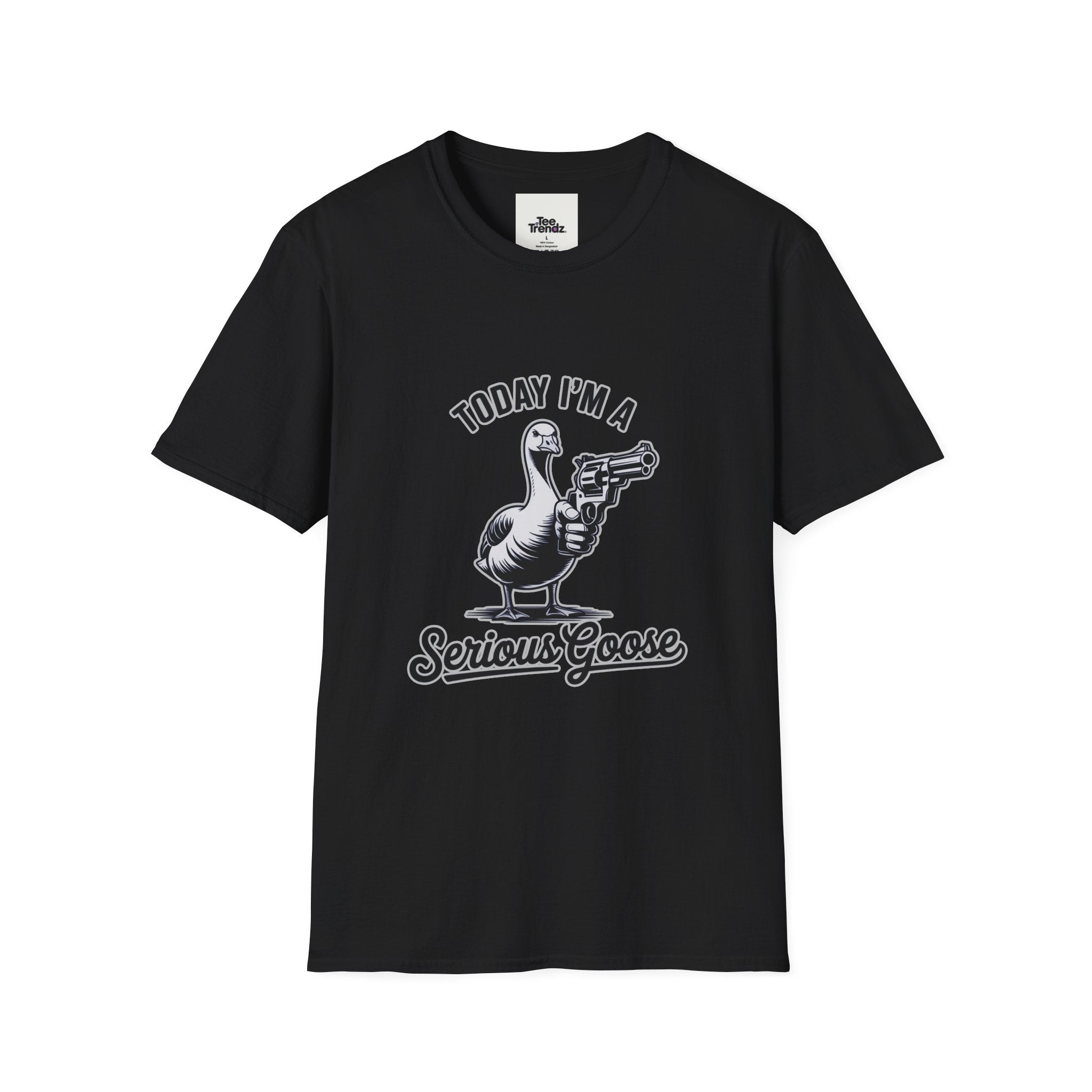 Serious Goose T-Shirt — "Today I'm a Serious Goose" Funny Graphic Tee
