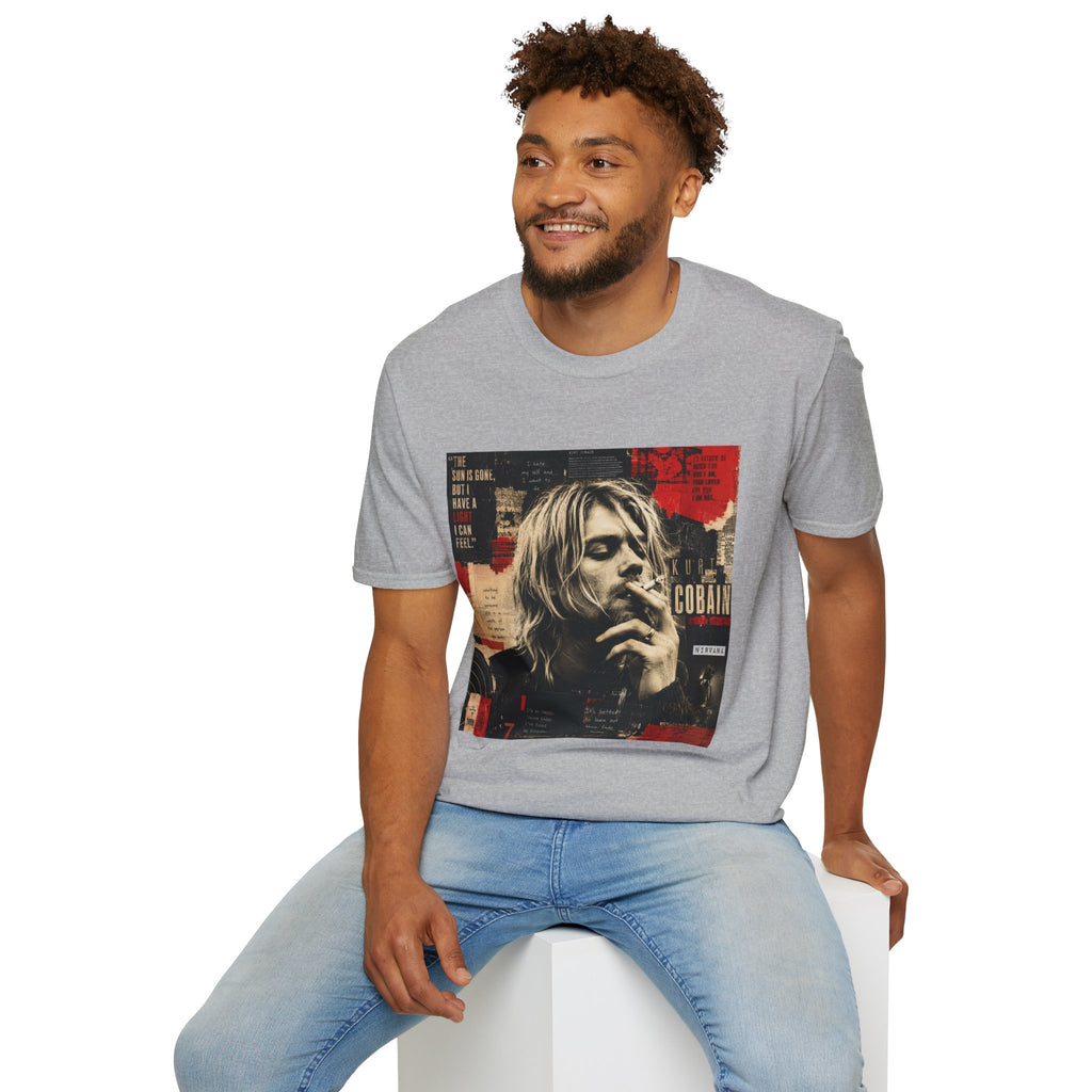 Vintage Grunge Band Portrait T-Shirt