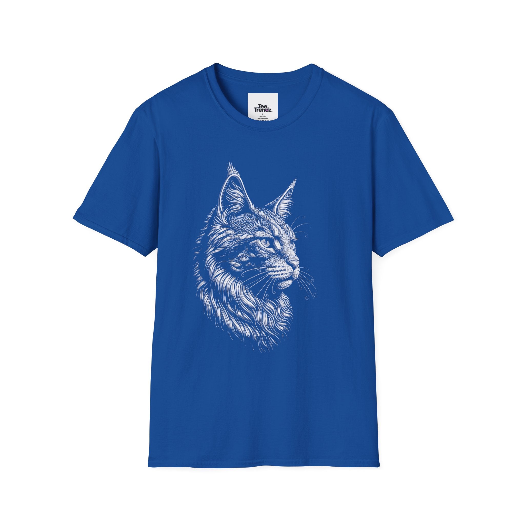 Lynx Sketch T-Shirt — Minimal Wildlife Illustration Tee
