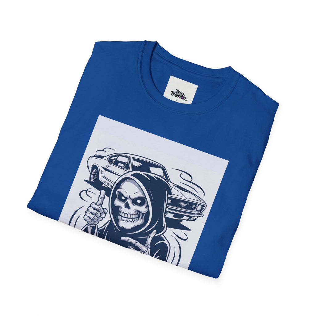 Stay Classic Skull Car T-Shirt — Vintage Japanese Streetwear Tee