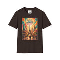 Travel Poster T-Shirt — 'The World, Countless Memories' Vintage Eiffel Tower Tee