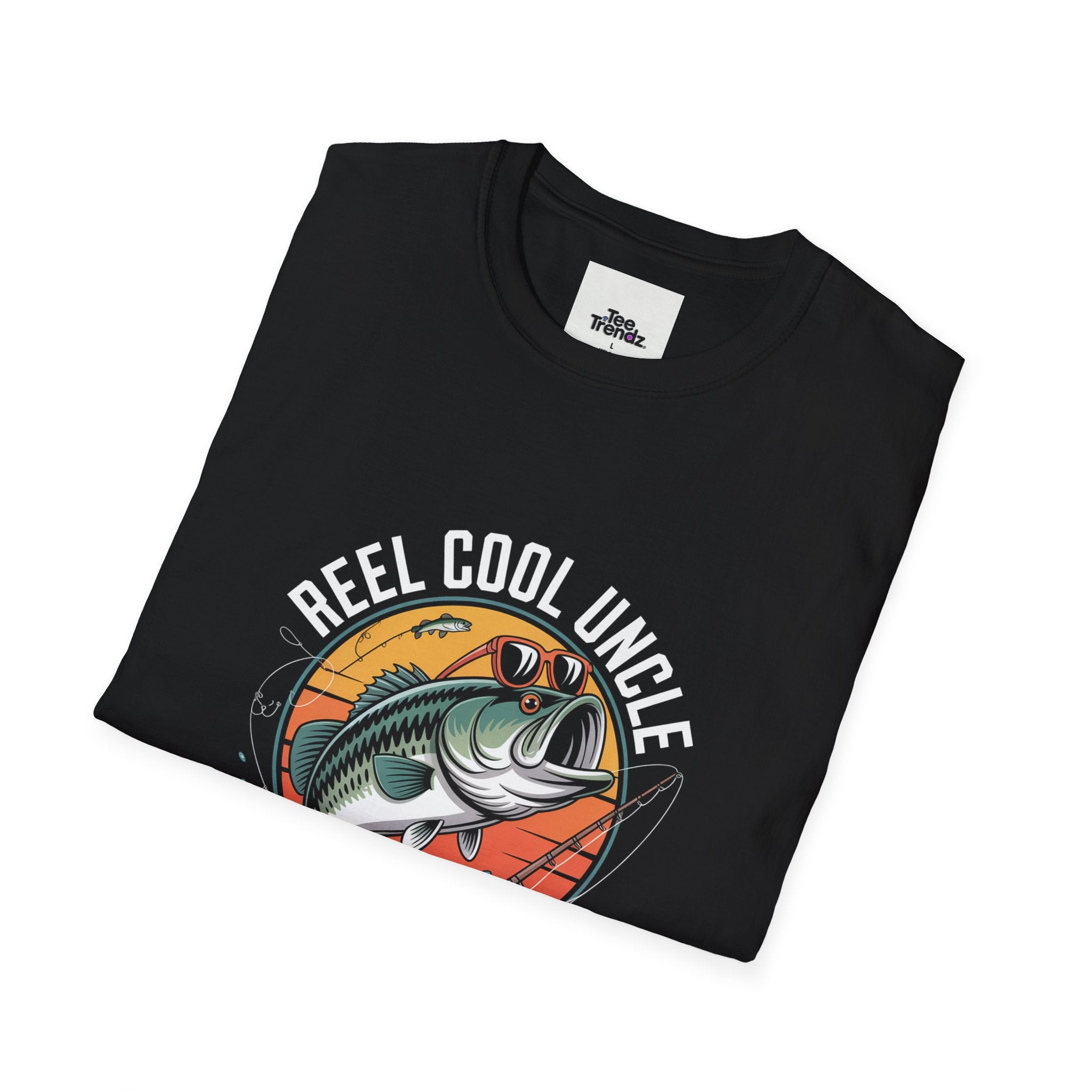 Reel Cool Uncle T-Shirt – Fishing Bass Graphic Tee