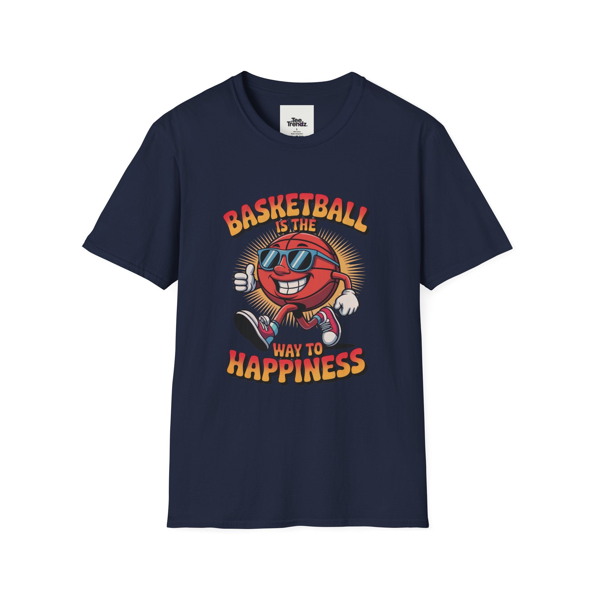 Basketball Is the Way to Happiness T-Shirt