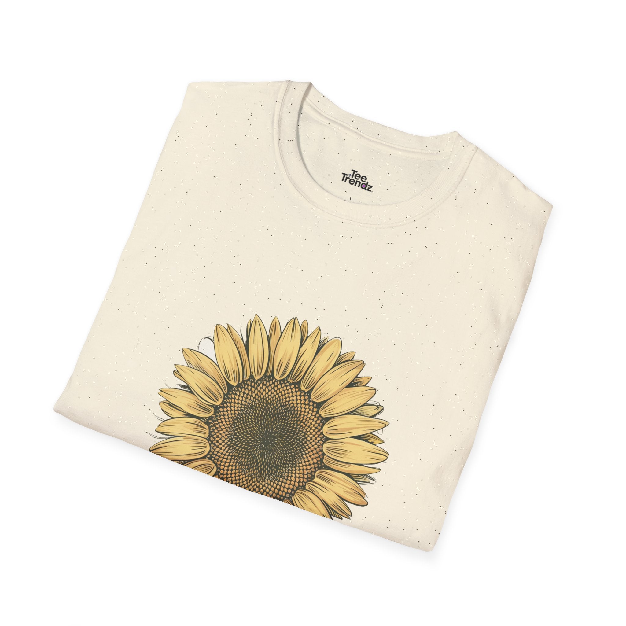 Sunflower Graphic T‑Shirt — Vintage Botanical Floral Tee