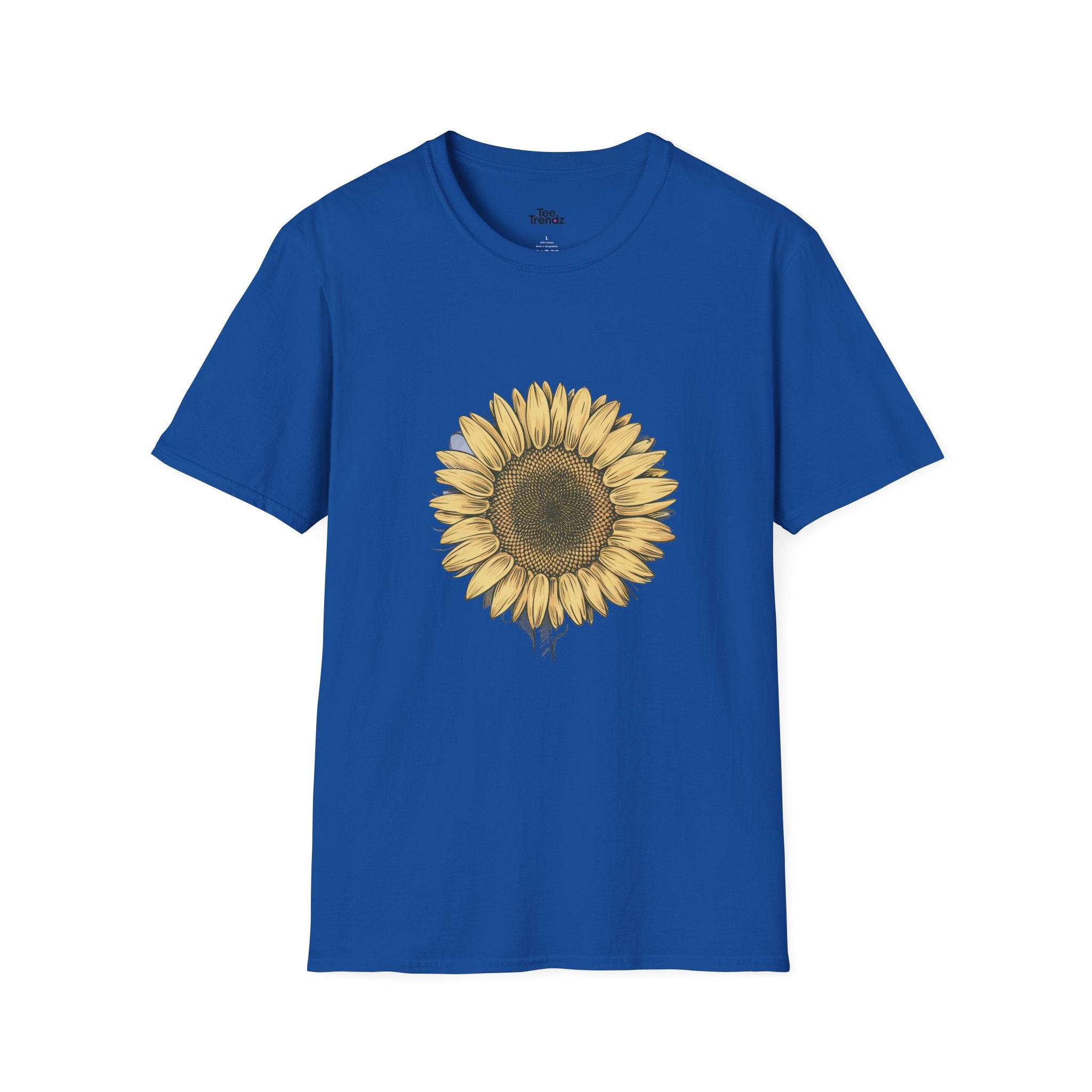 Sunflower Graphic T‑Shirt — Vintage Botanical Floral Tee