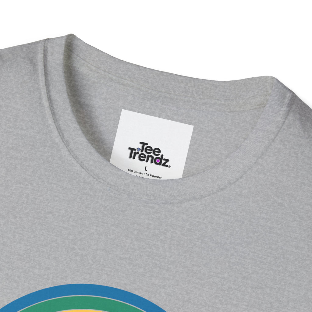 Pure Joy Dog T-Shirt – Playful Beagle Graphic Tee with Rainbow