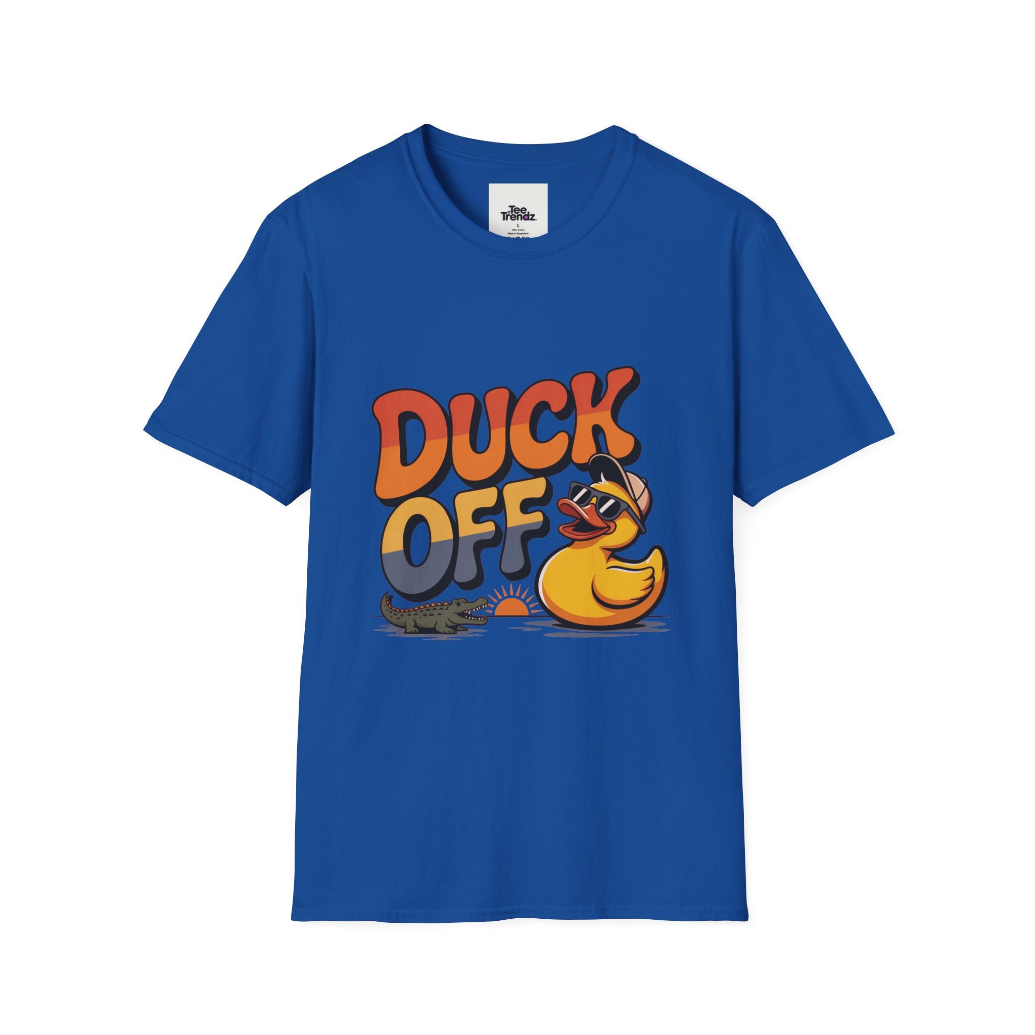 Duck Off Graphic T-Shirt — Funny Rubber Duck Cartoon Tee