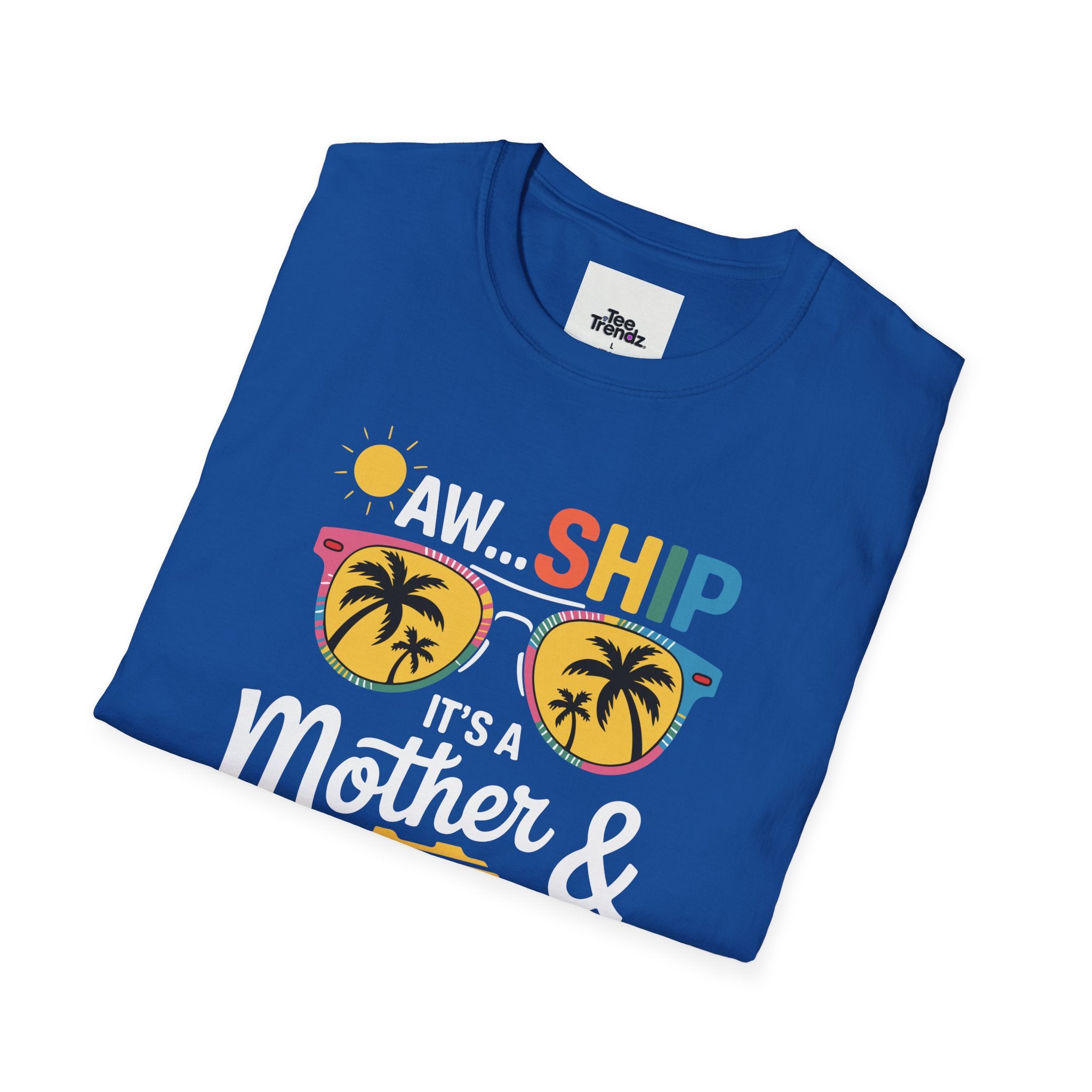 Mother & Daughter Trip T-Shirt – "Aw...Ship" Tropical Sunglasses Vacation Tee