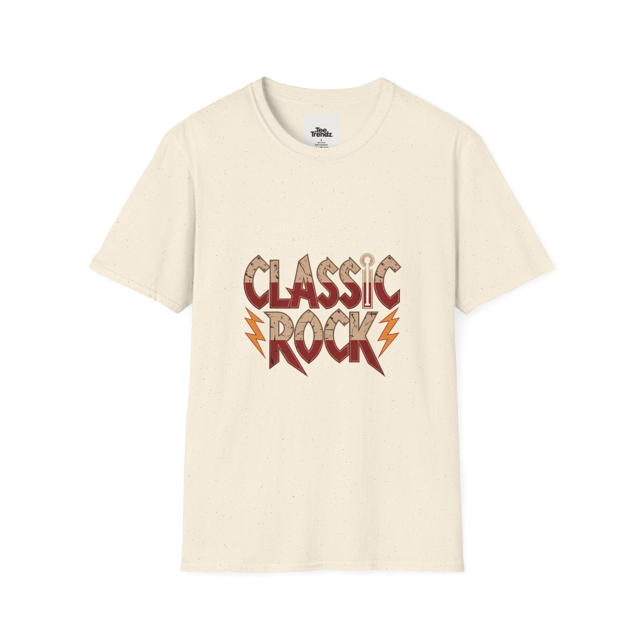 Classic Rock T-Shirt — Retro Lightning Band Tee