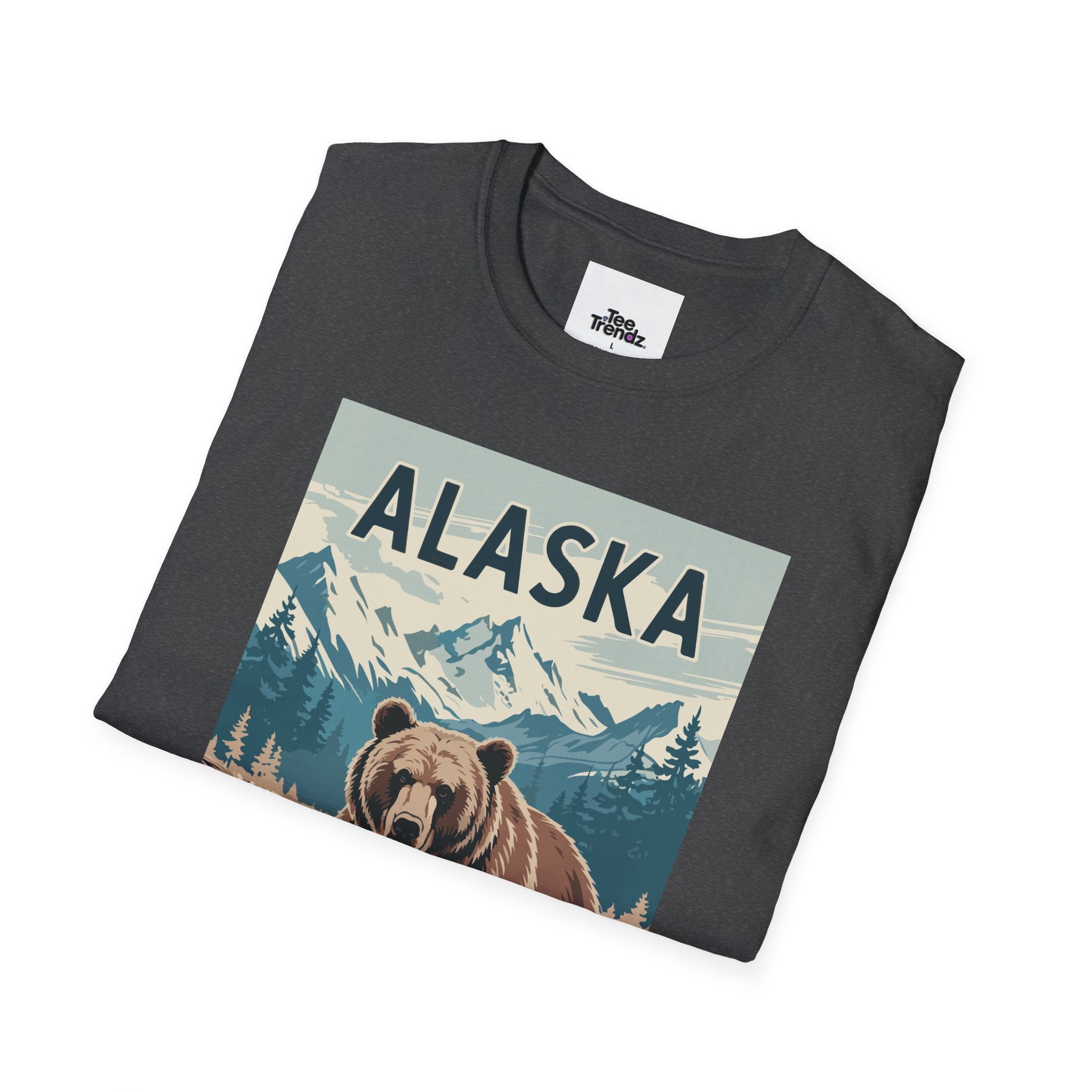 Alaska Bear T-Shirt — Vintage Mountain Wildlife Tee