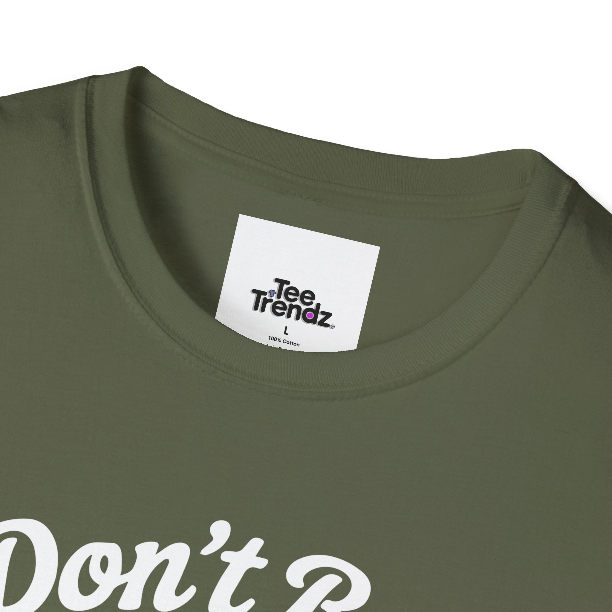 Don't Be a Bitch T-Shirt — Retro Cartoon Floral Graphic Tee