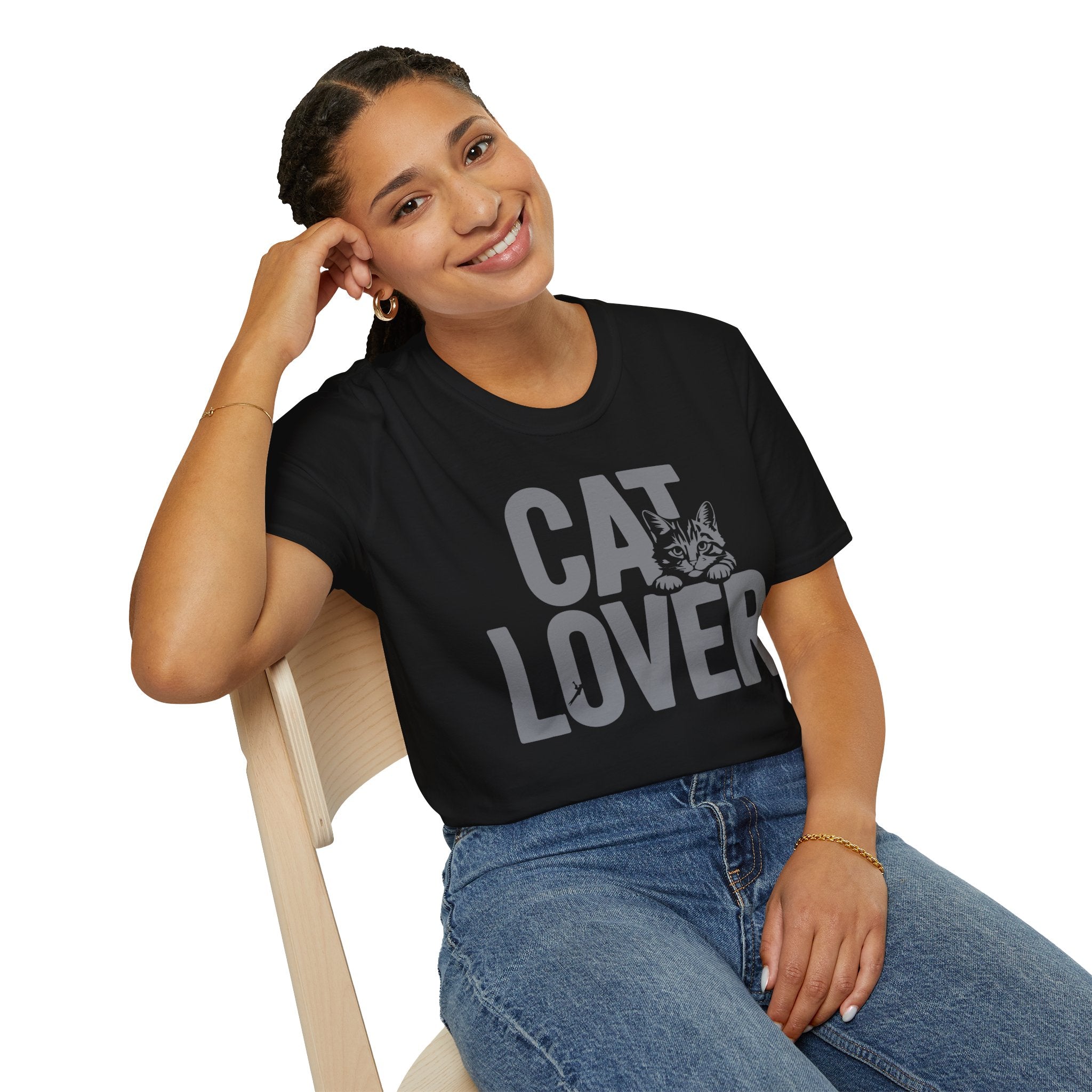 Cat Lover T-Shirt — Bold Graphic Tee for Cat Owners & Pet Lovers