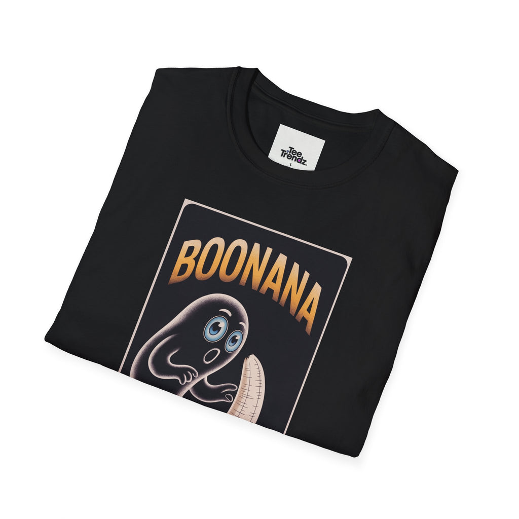 T-Shirt — "Boonana" Ghost with Banana Retro Graphic