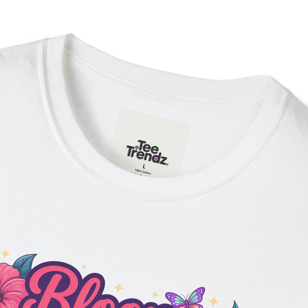 Bloom Baby Bloom Floral T-Shirt — Cute Spring Garden Tee for New Moms & Moms-to-Be