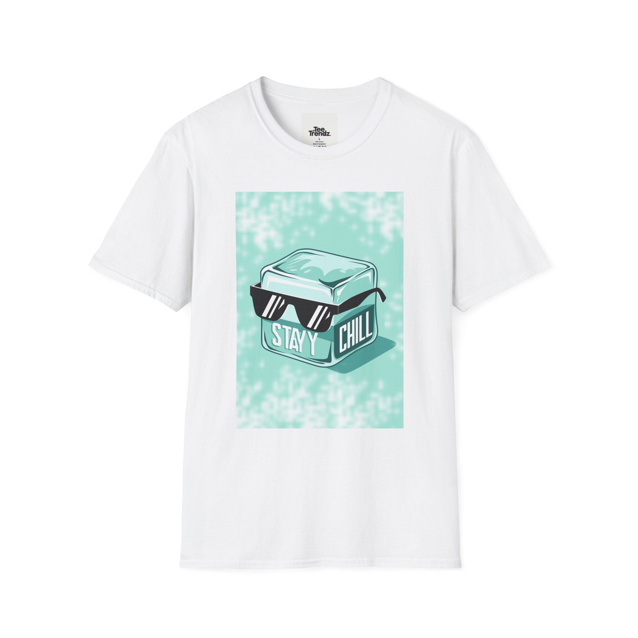 Stay Chill Ice Cube T-Shirt — Retro Sunglasses Graphic Tee