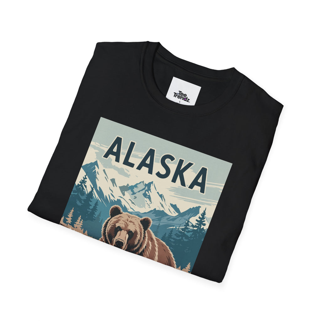 Alaska Bear T-Shirt — Vintage Mountain Wildlife Tee
