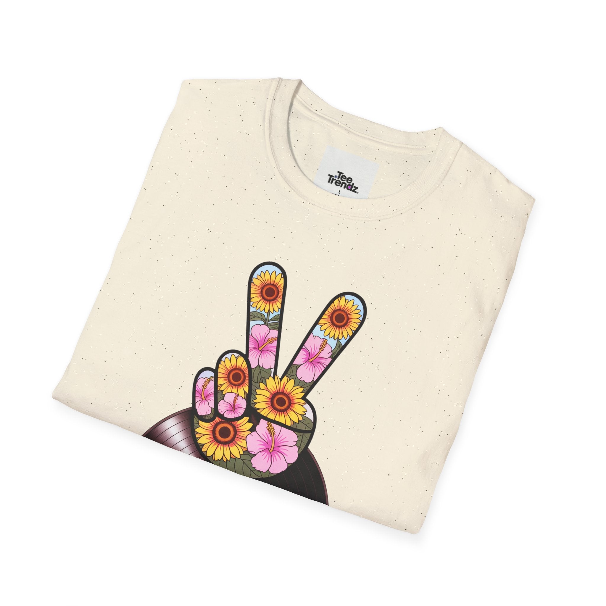 Nashville Summer Jams T‑Shirt — Retro Peace Sign Vinyl Concert Tee