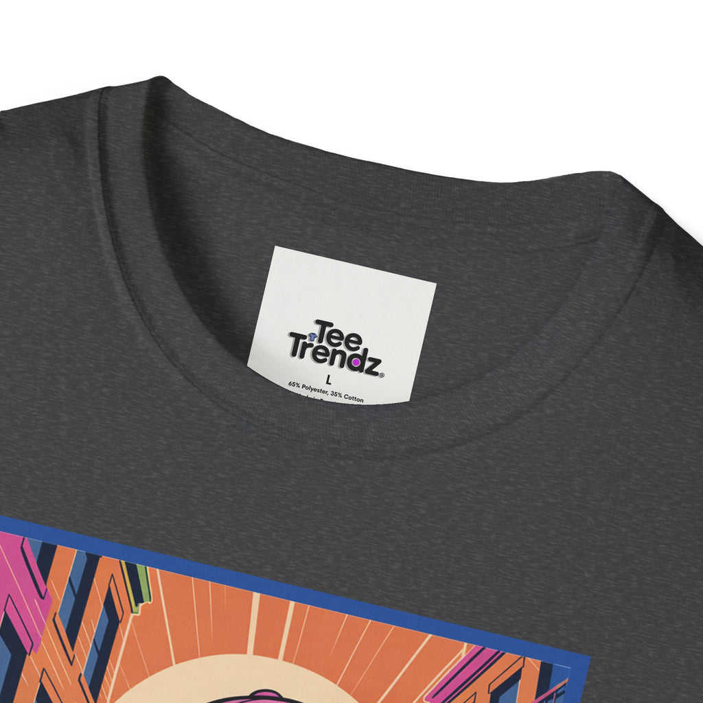 Skateboard Duck Graphic T-Shirt — Retro Streetwear Skateboarder Design