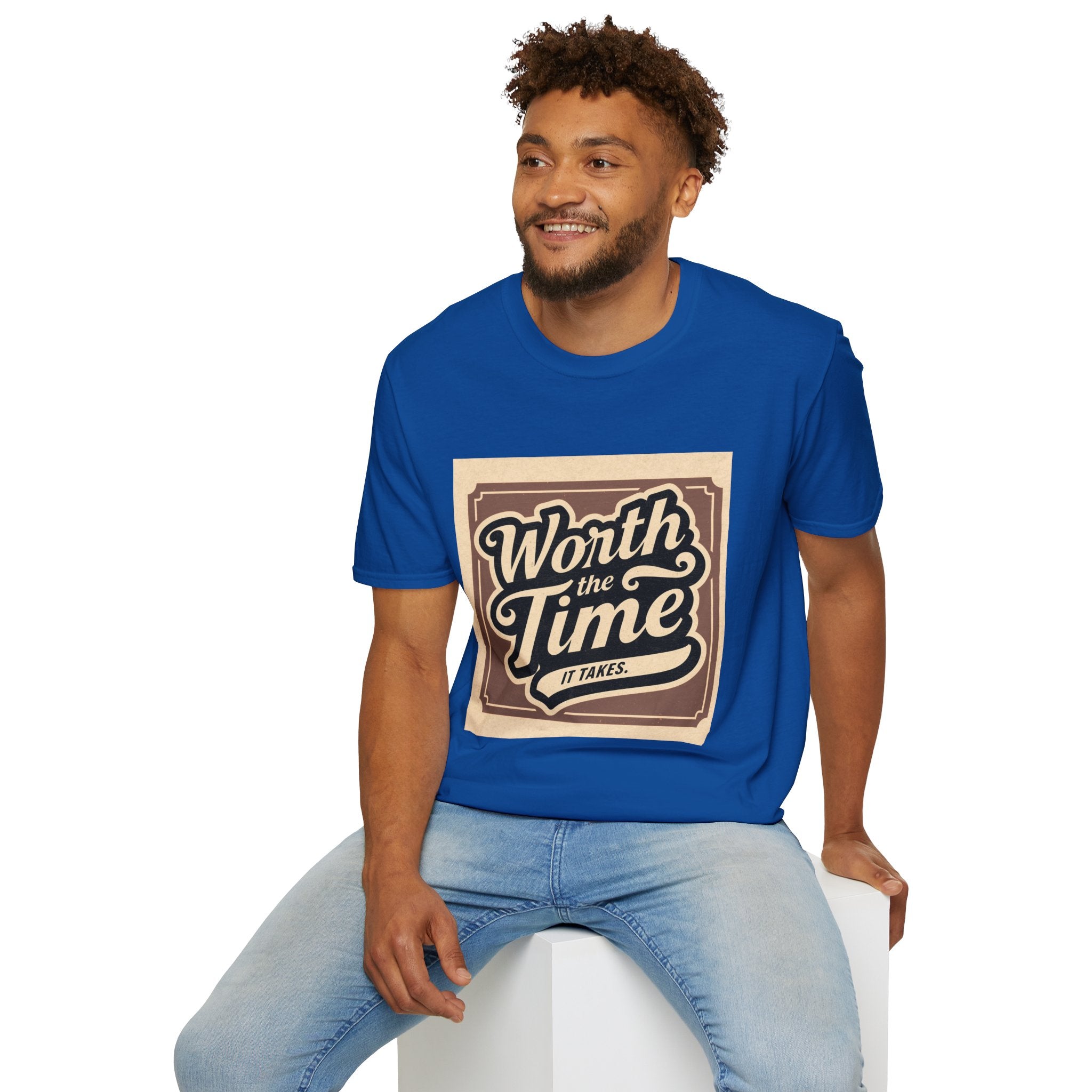 Worth the Time T-Shirt — Retro Vintage Inspirational Tee