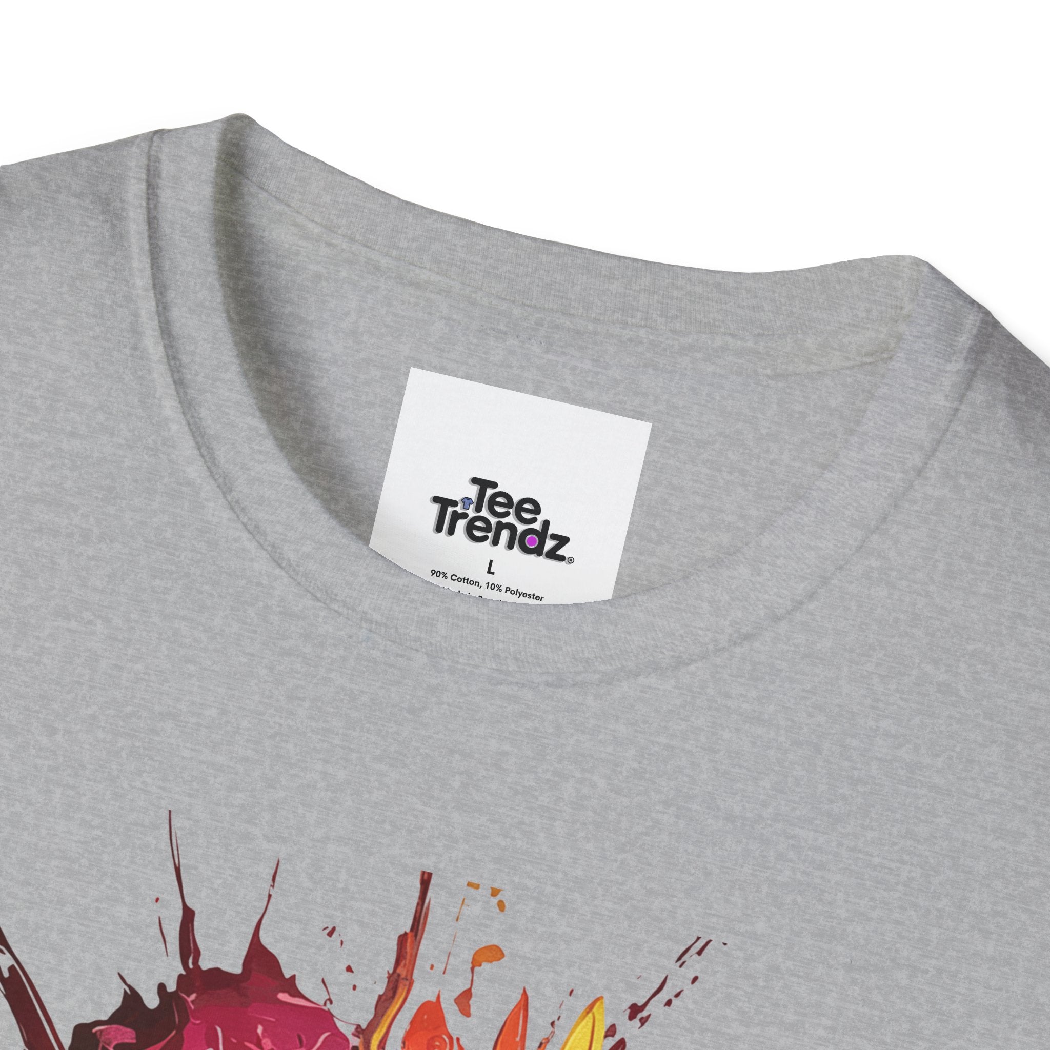 I Feel Like Painting T-Shirt — Colorful Paint Splash Artist Tee