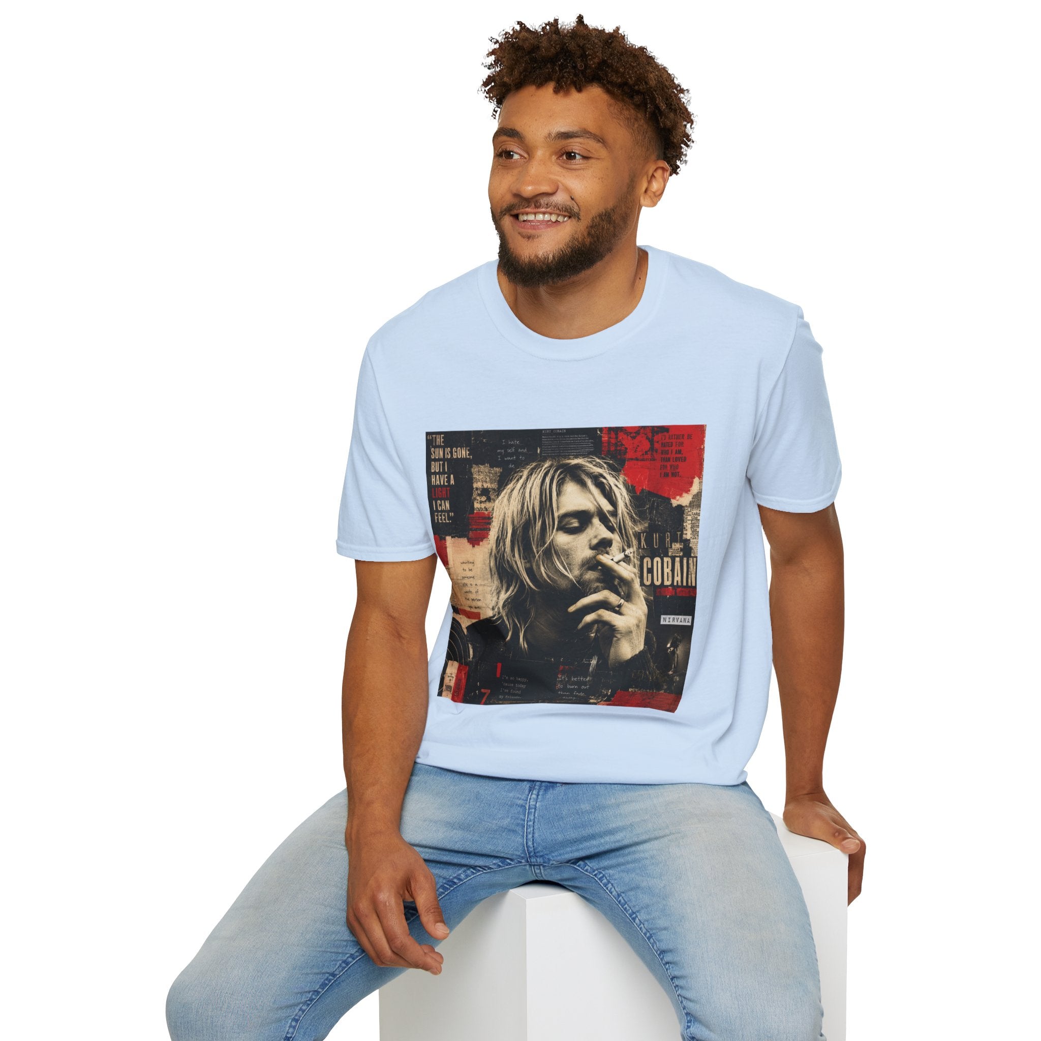 Vintage Grunge Band Portrait T-Shirt