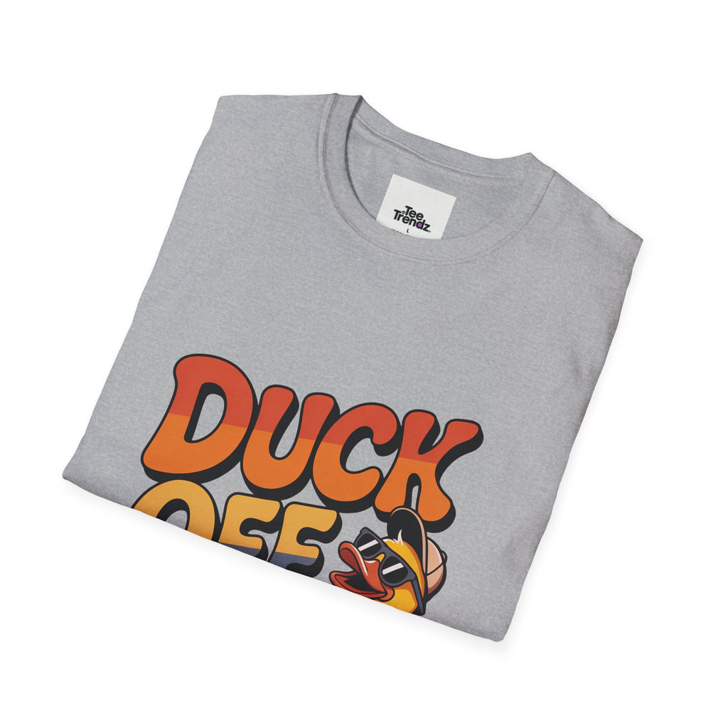 Duck Off Graphic T-Shirt — Funny Rubber Duck Cartoon Tee