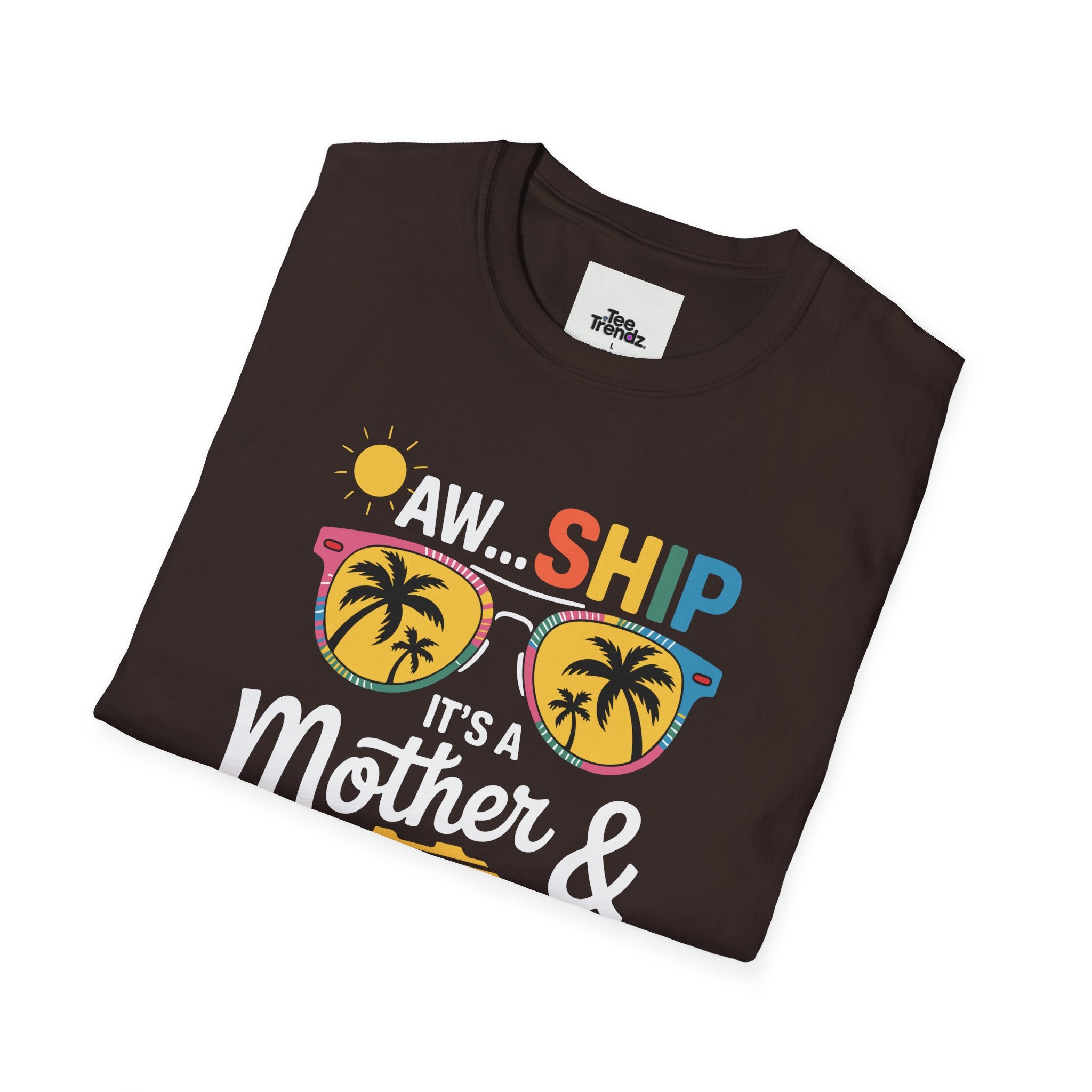 Mother & Daughter Trip T-Shirt – "Aw...Ship" Tropical Sunglasses Vacation Tee