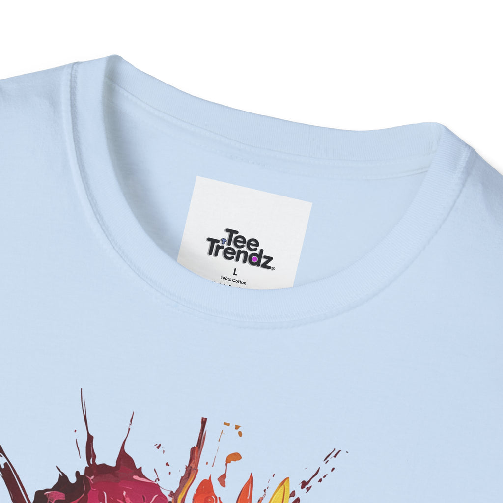 I Feel Like Painting T-Shirt — Colorful Paint Splash Artist Tee