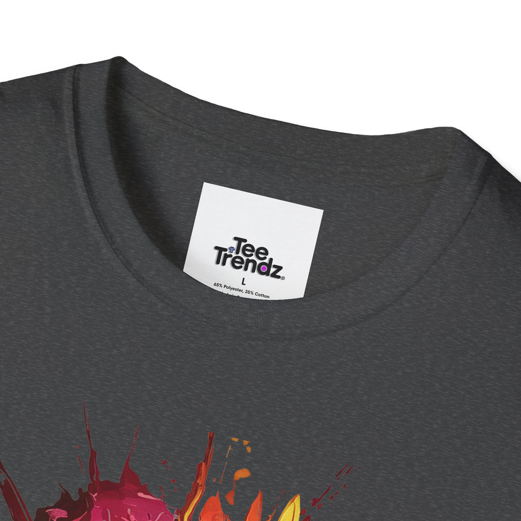 I Feel Like Painting T-Shirt — Colorful Paint Splash Artist Tee