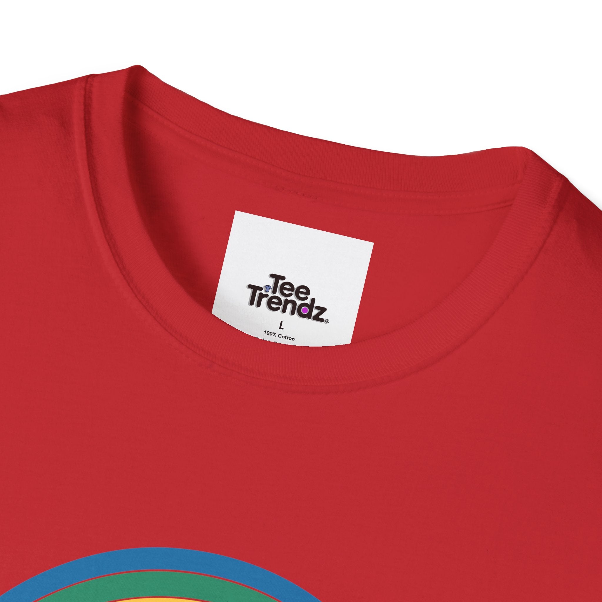 Pure Joy Dog T-Shirt – Playful Beagle Graphic Tee with Rainbow