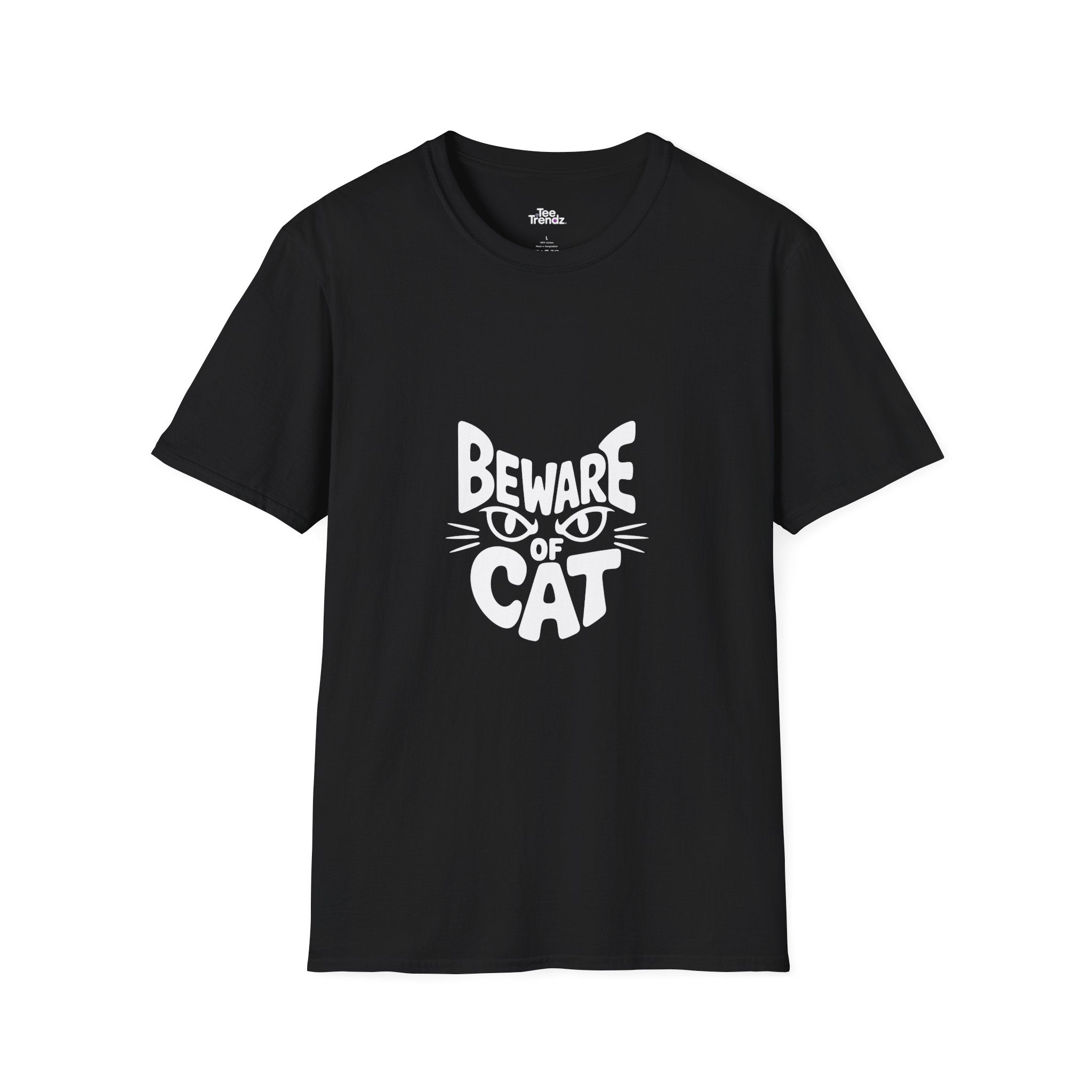 Beware of Cat T-Shirt — Funny Cat Lover Tee