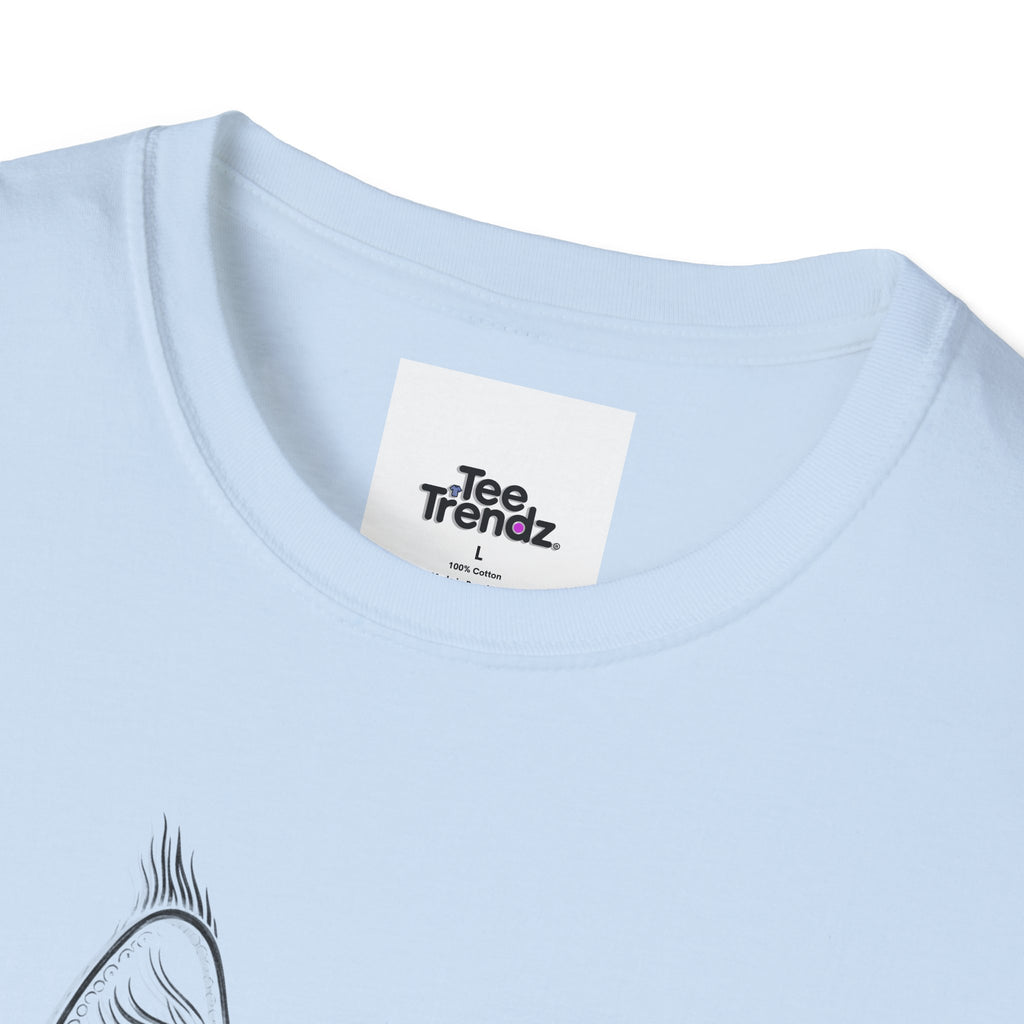 Lynx Sketch T-Shirt — Minimal Wildlife Illustration Tee