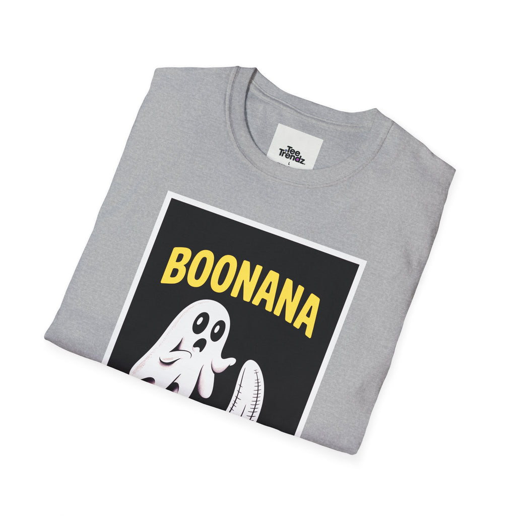 Boonana Ghost Banana Graphic T-Shirt — Funny Halloween Fruit Tee